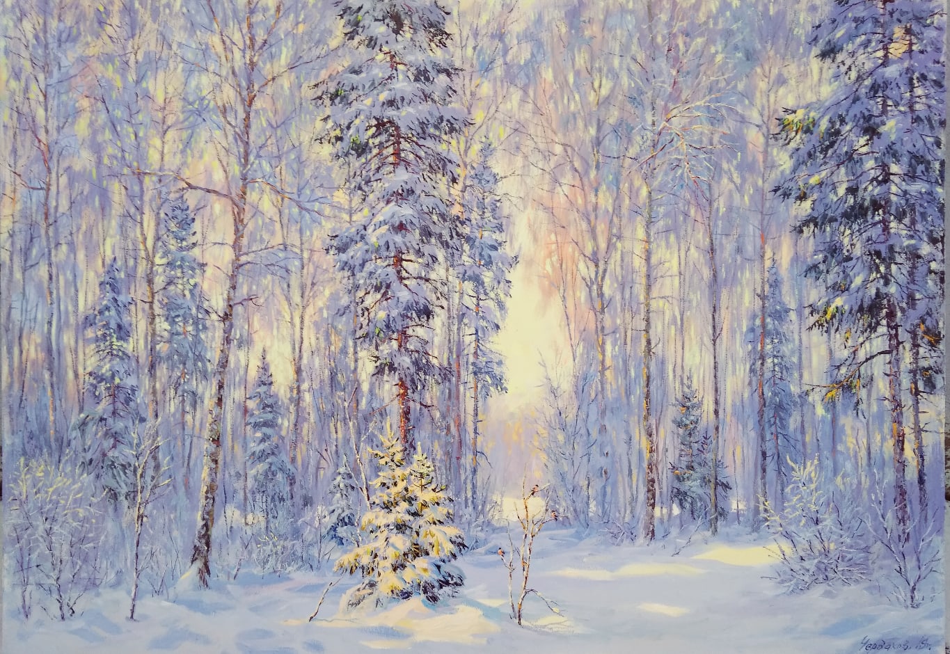 冬季童话 - 1, Vyacheslav Cherdakov, 买画 油