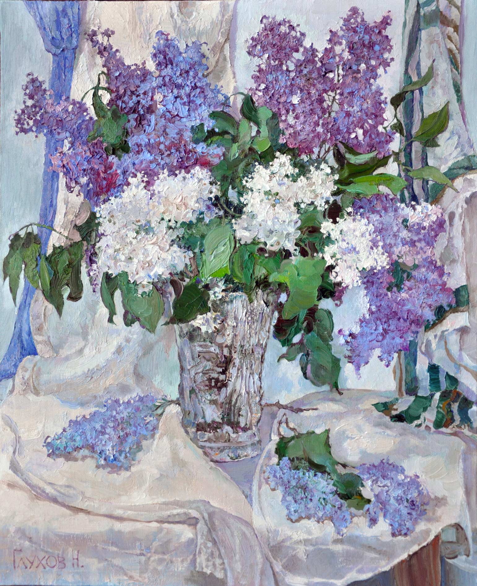 Lilac - 1, Nikolay Glukhov, 买画 油