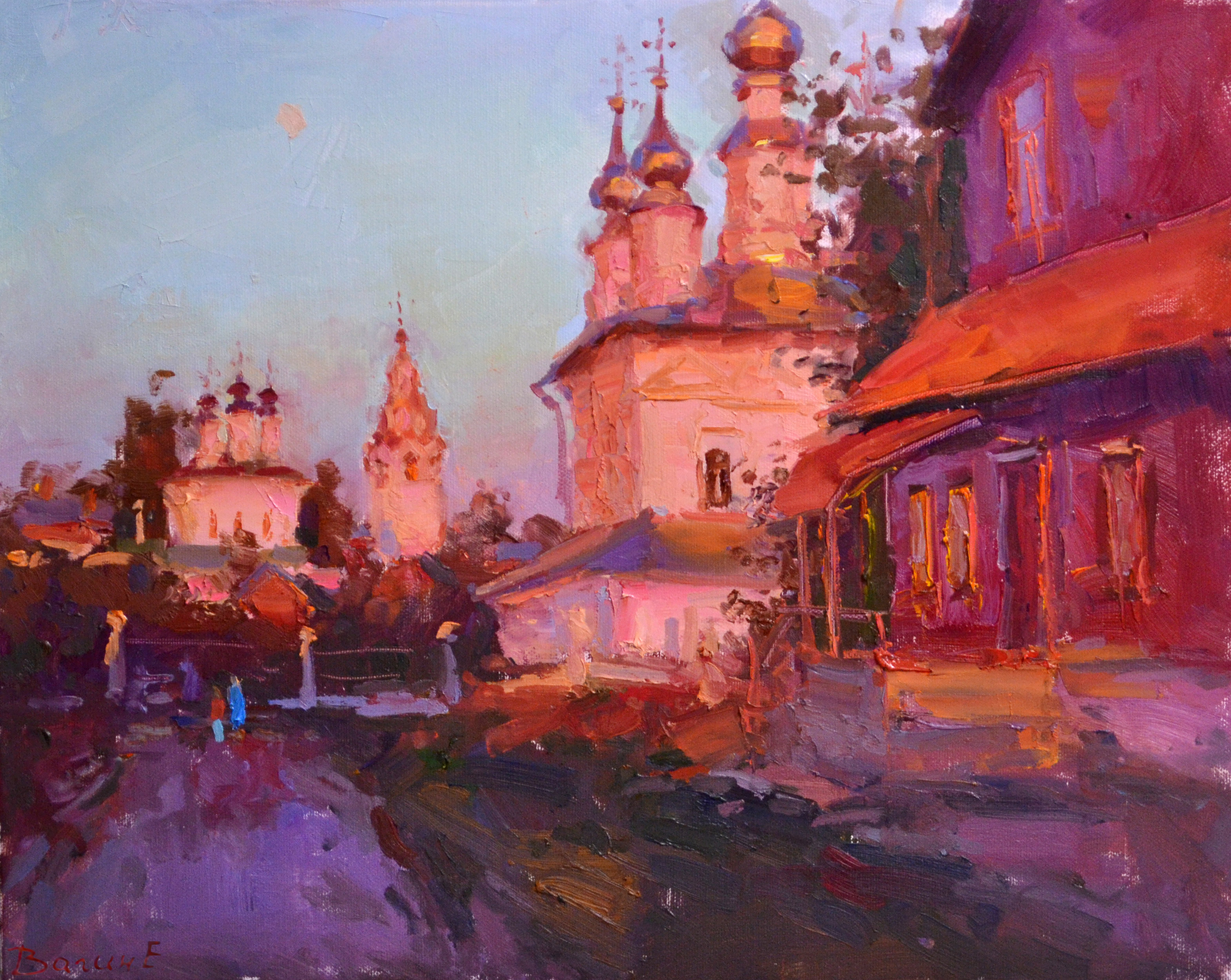 Crimson Evening - 1, Evgeny Vagin, 买画 油