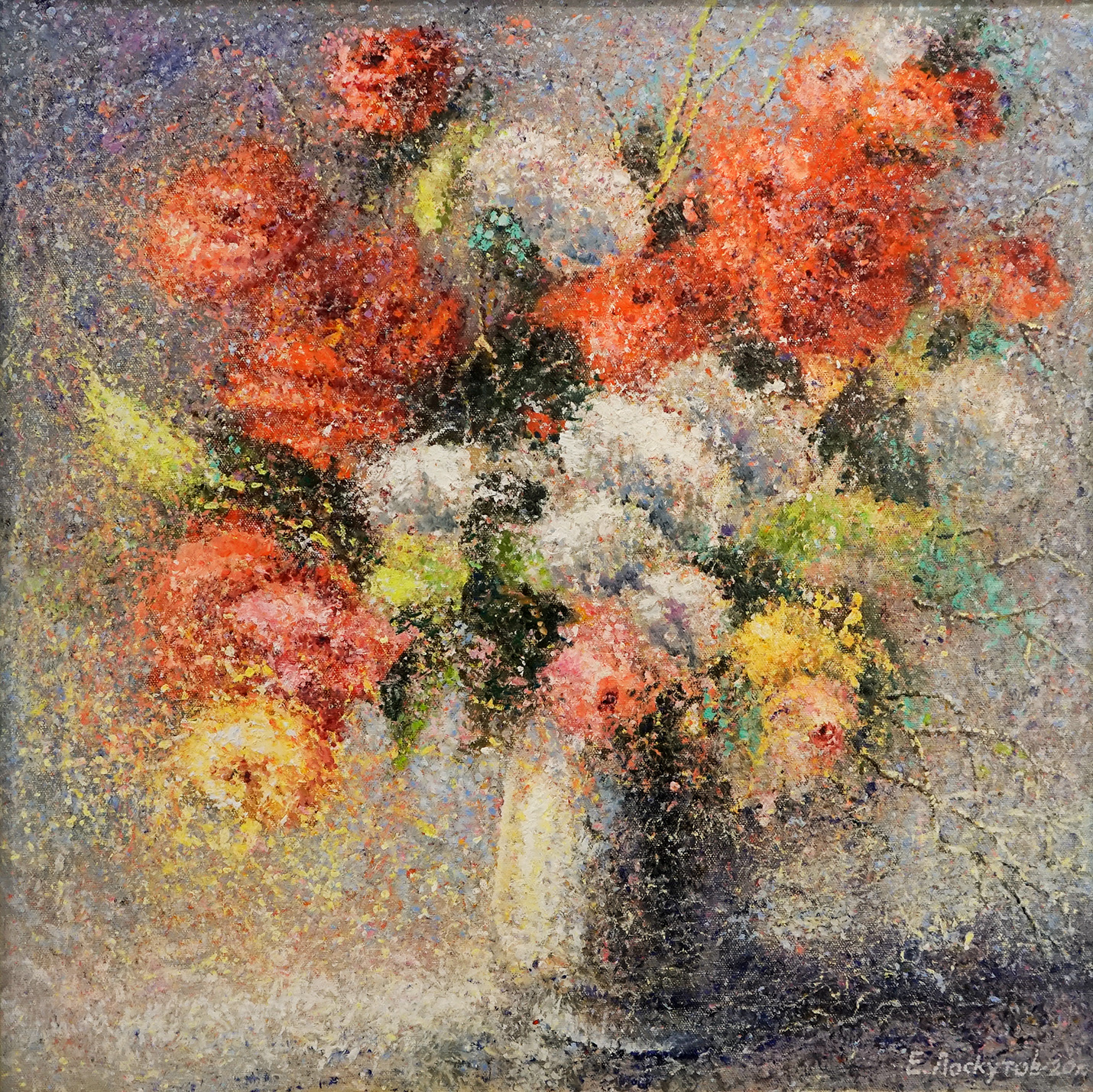 Flowers in a Vase - 1, Evgeny Loskutov, 买画 油