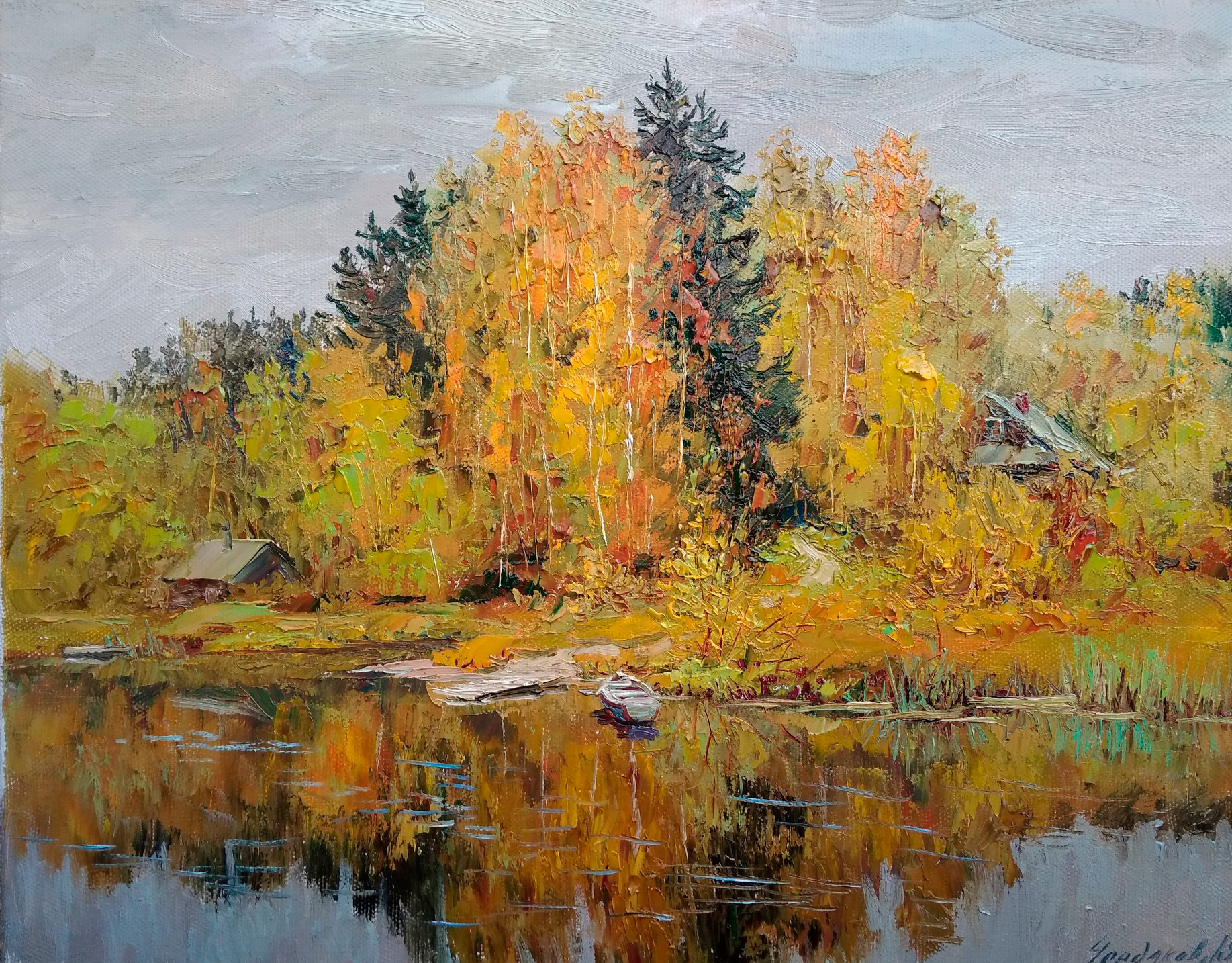 Autumn - 1, Vyacheslav Cherdakov, 买画 油