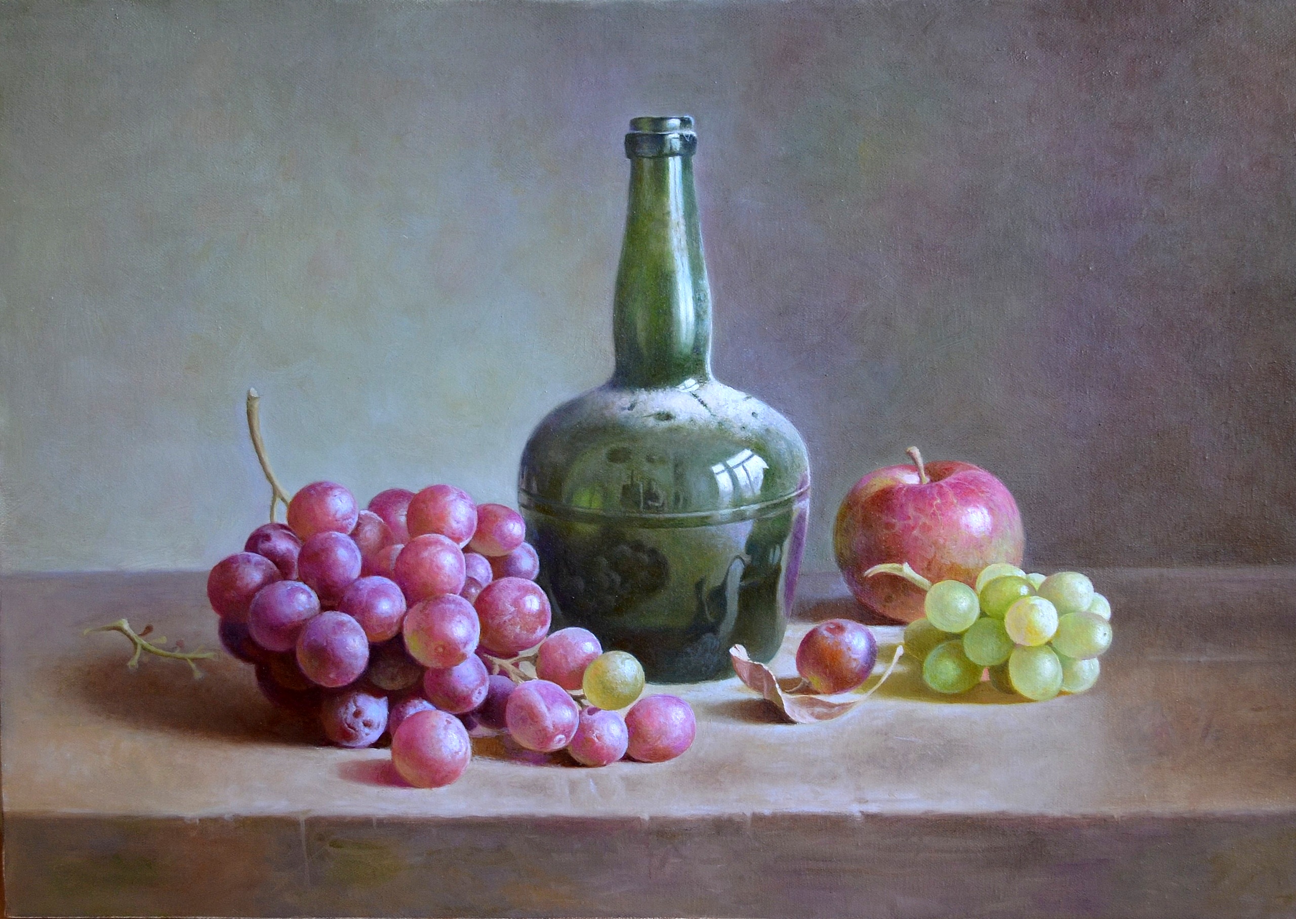 Still Life with Grape - 1, Stanislav Chadov, 买画 油