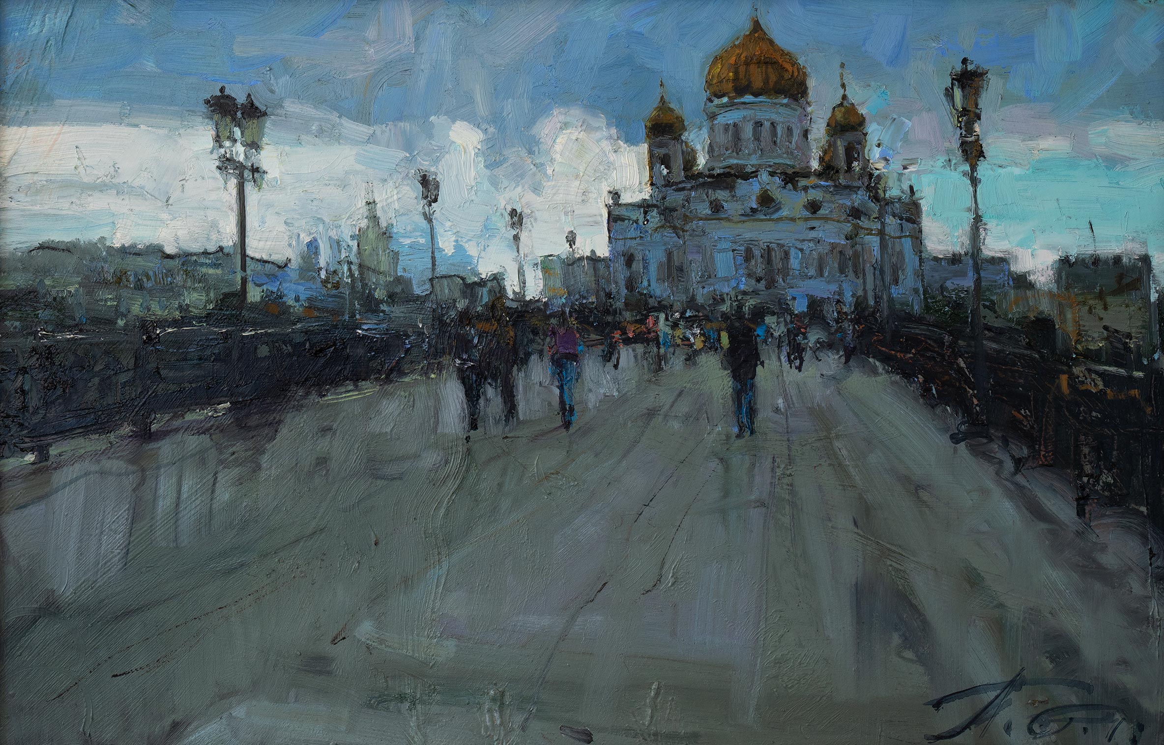 Moscow. Cathedral of Christ the Saviour - 1, Sergei Prokhorov, 买画 油