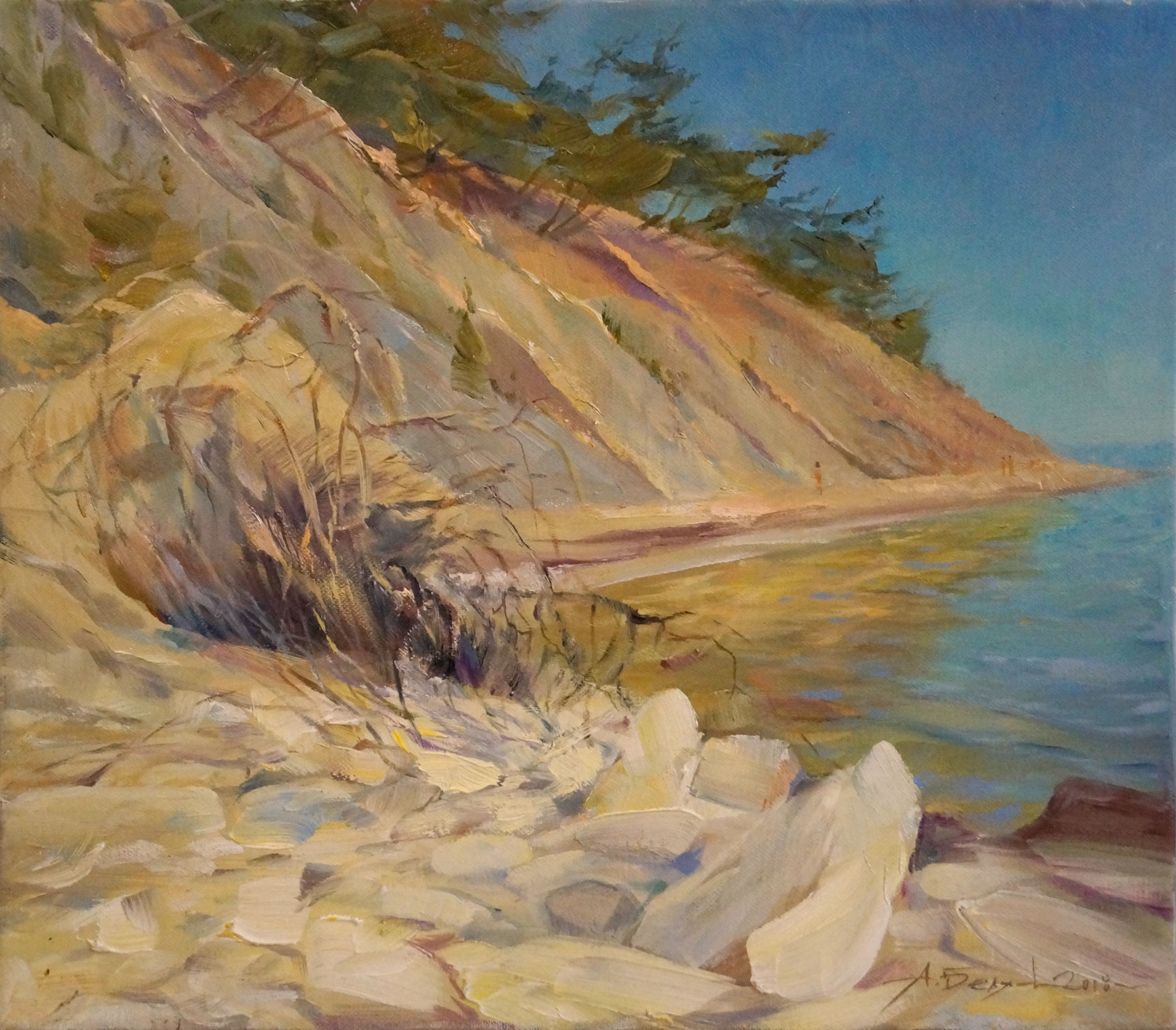 Bay By the "Blue Abyss" - 1, Alexander Belyaev, 买画 油