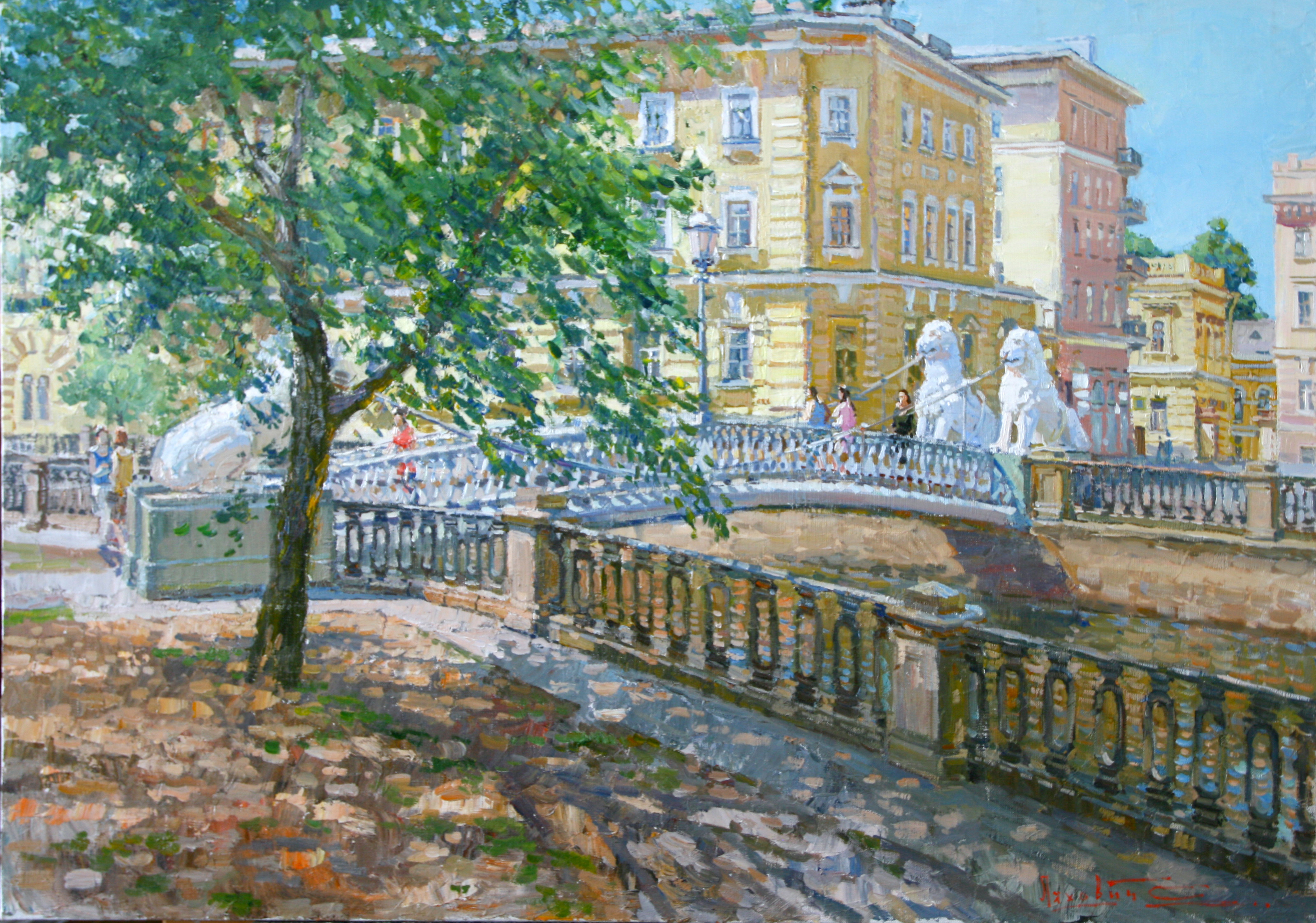狮子桥 - 1, Sergei Lyakhovich, 买画 油