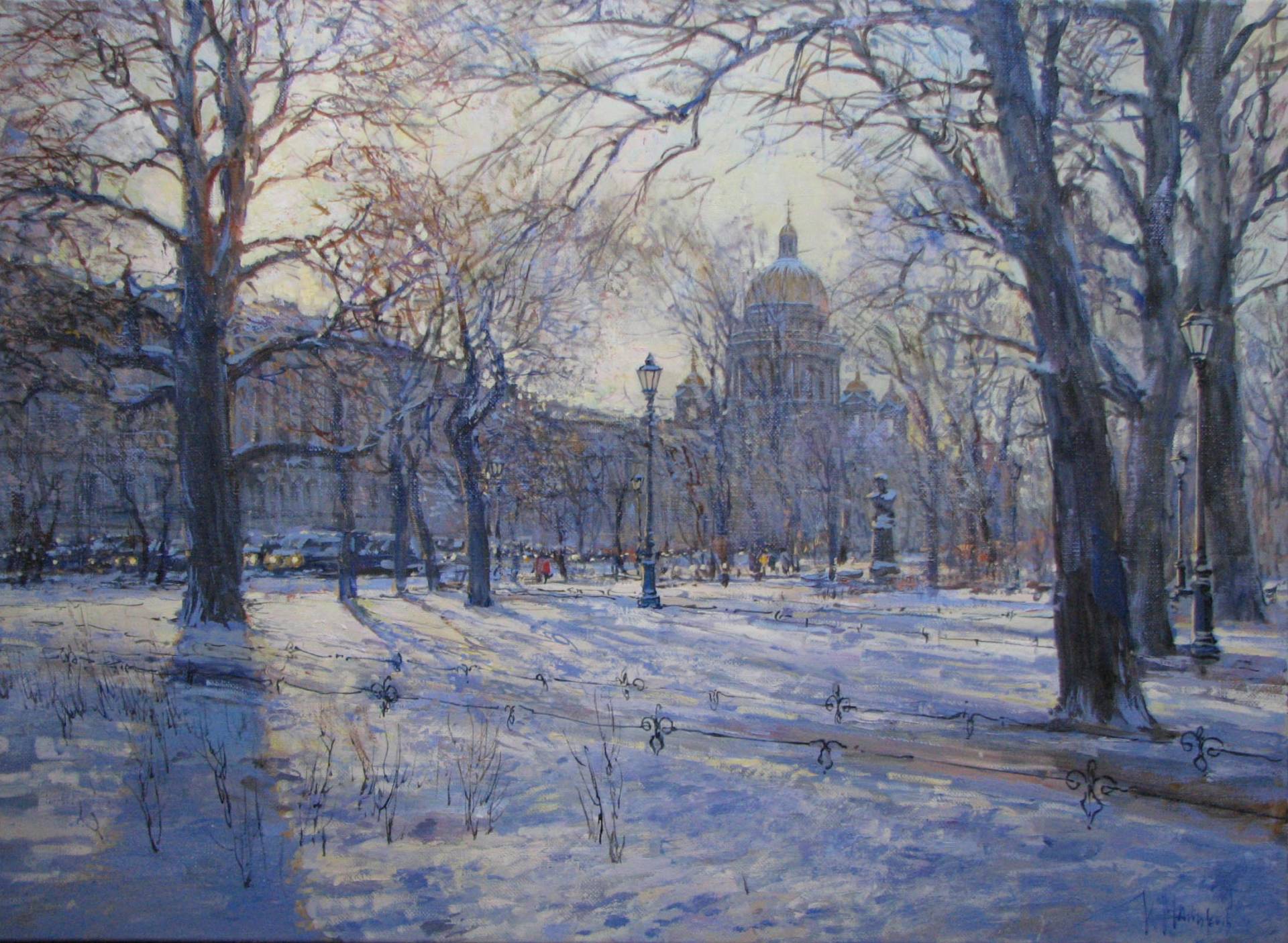 亚历山大花园 - 1, Kirill Malkov, 买画 油