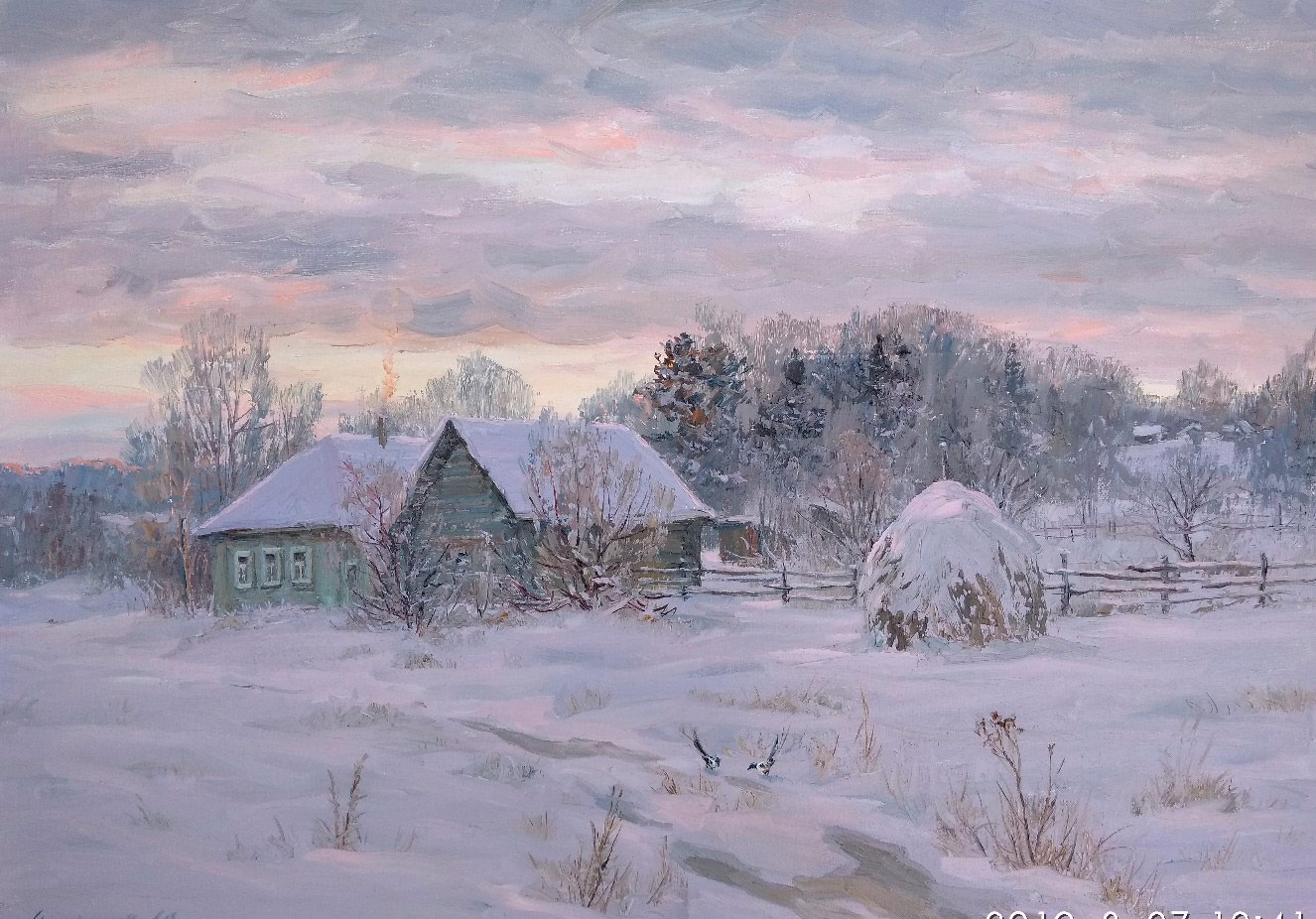 The Beginning of the Winter - 1, Vyacheslav Cherdakov, 买画 油