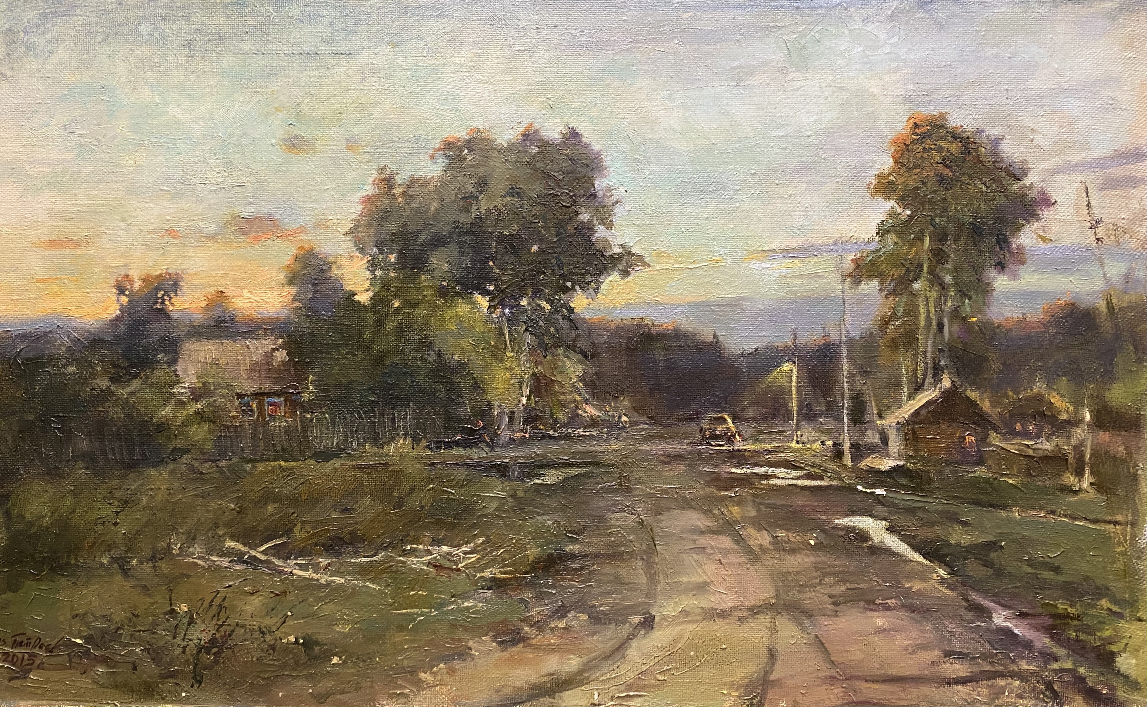 晚上在別墅 - 1, Vyacheslav Petryaev, 买画 油