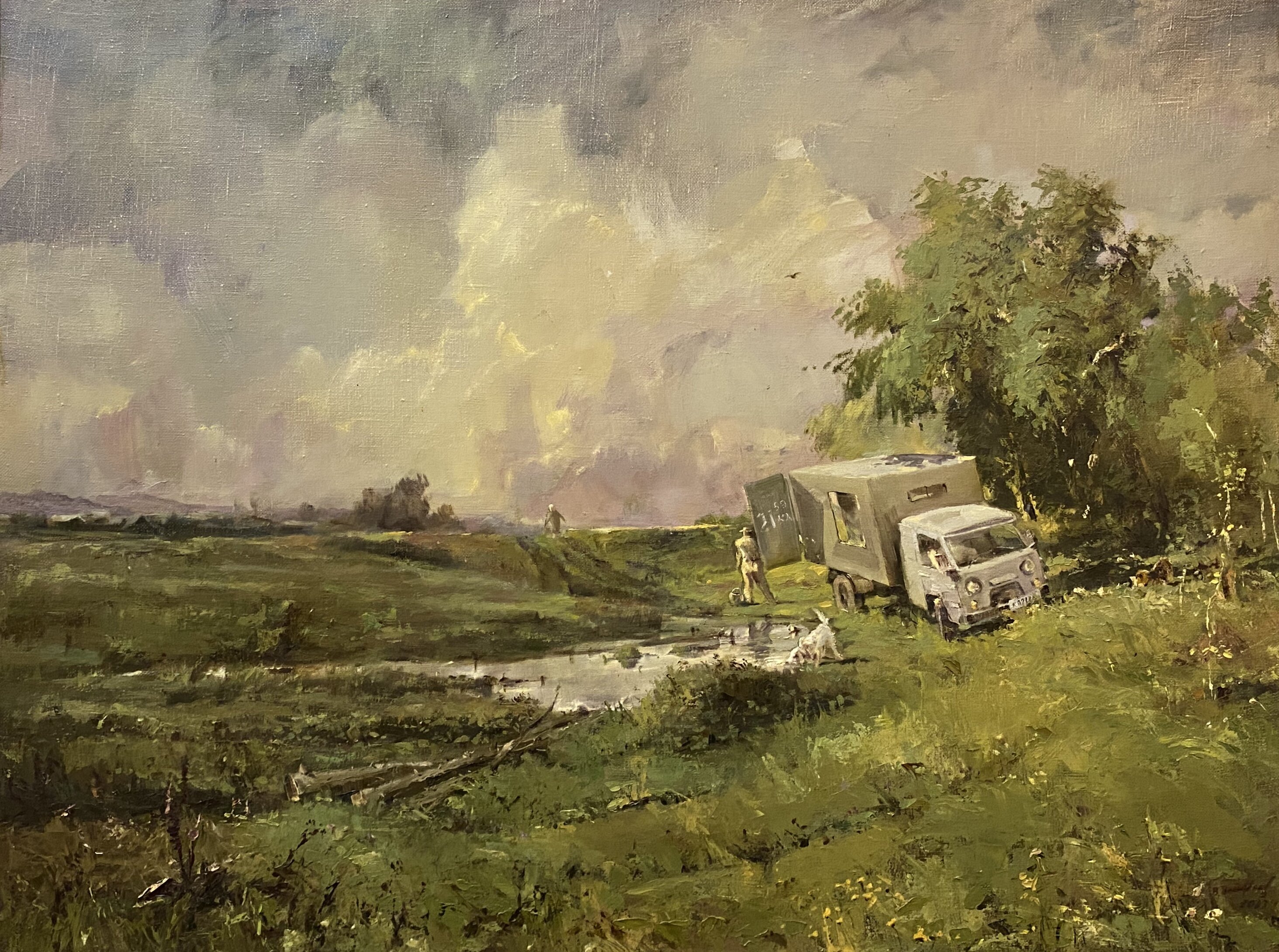 八月底 - 1, Vyacheslav Petryaev, 买画 油