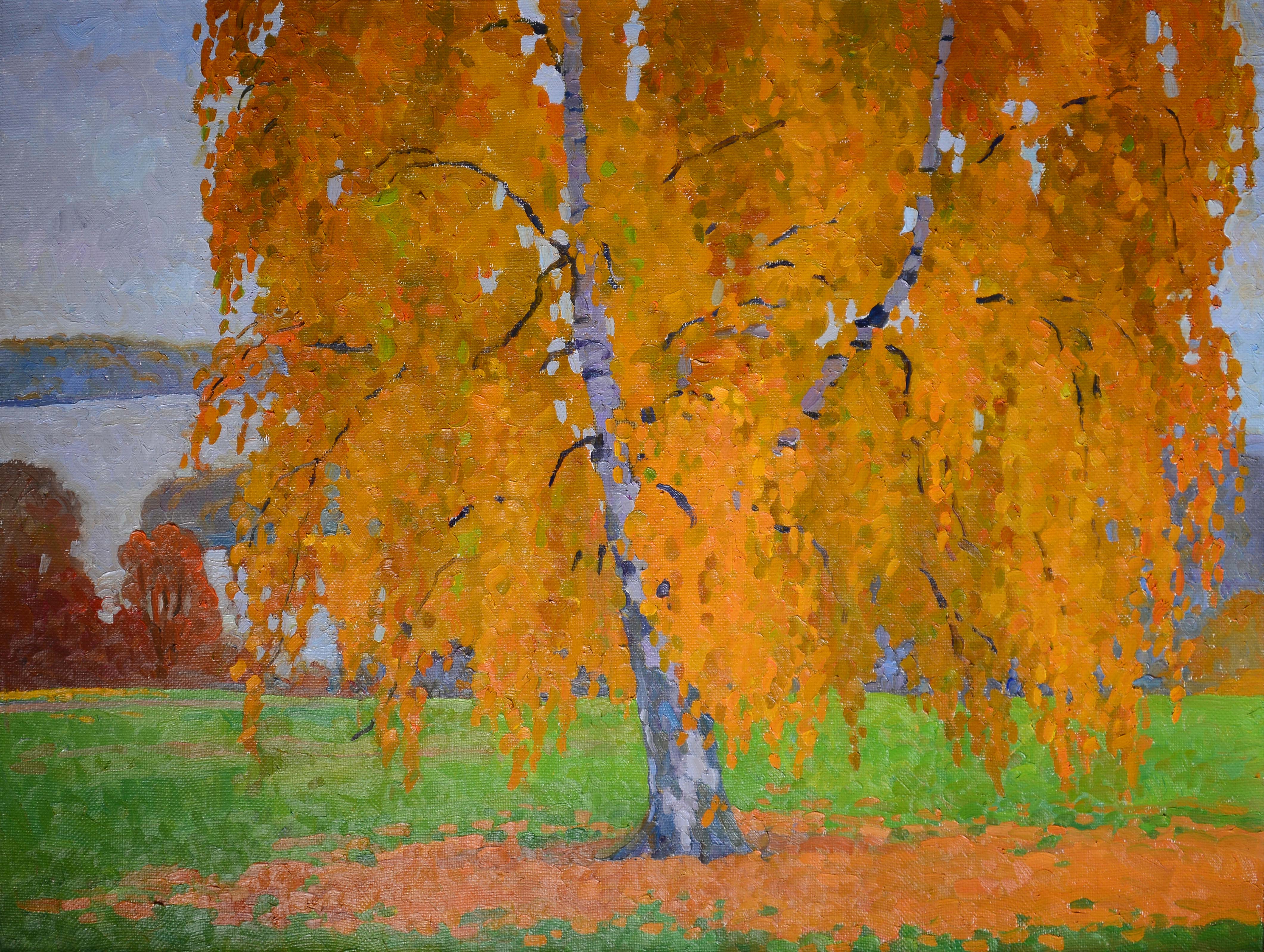 Autumn in Kolomenskoye - 1, Anastasia Nesterova, 买画 油