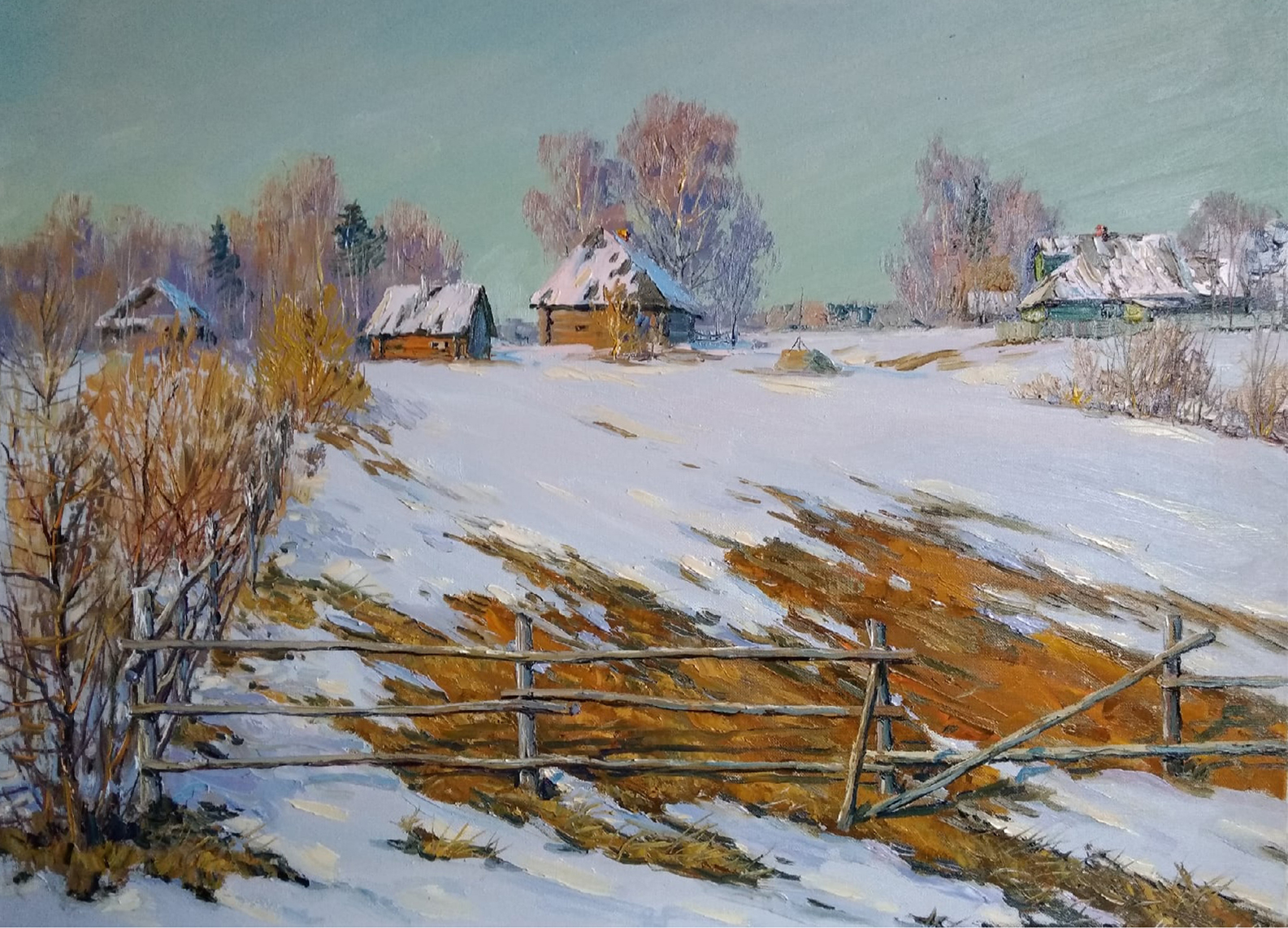 Snow Patches - 1, Vyacheslav Cherdakov, 买画 油