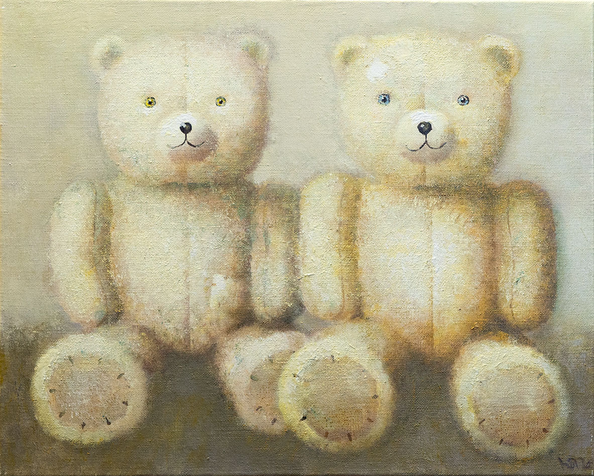 Teddy Bears - 1, Yuri Pervushin, 买画 油