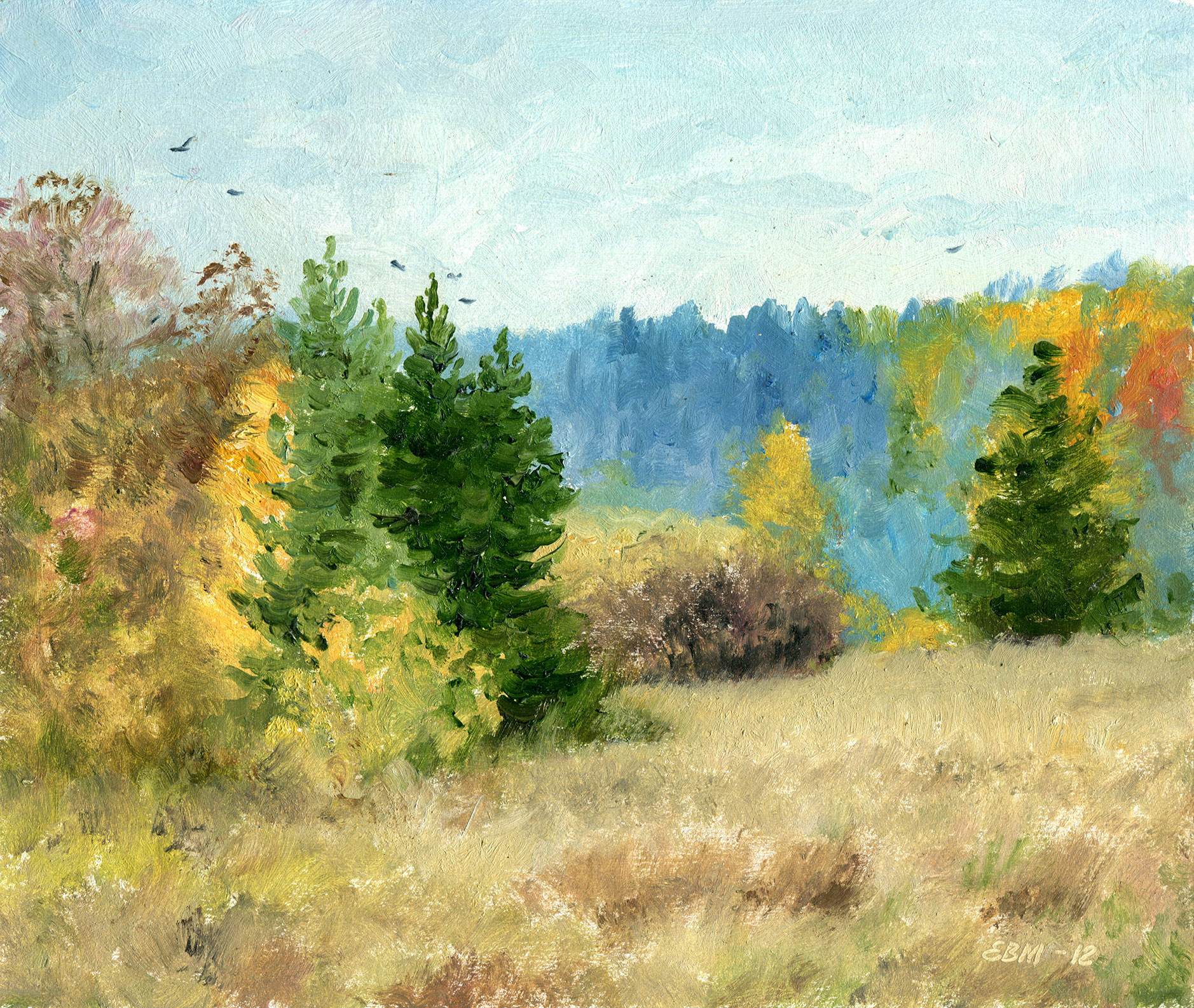  秋天的色彩 - 1,  瓦倫丁·埃夫雷莫夫, 买画 油