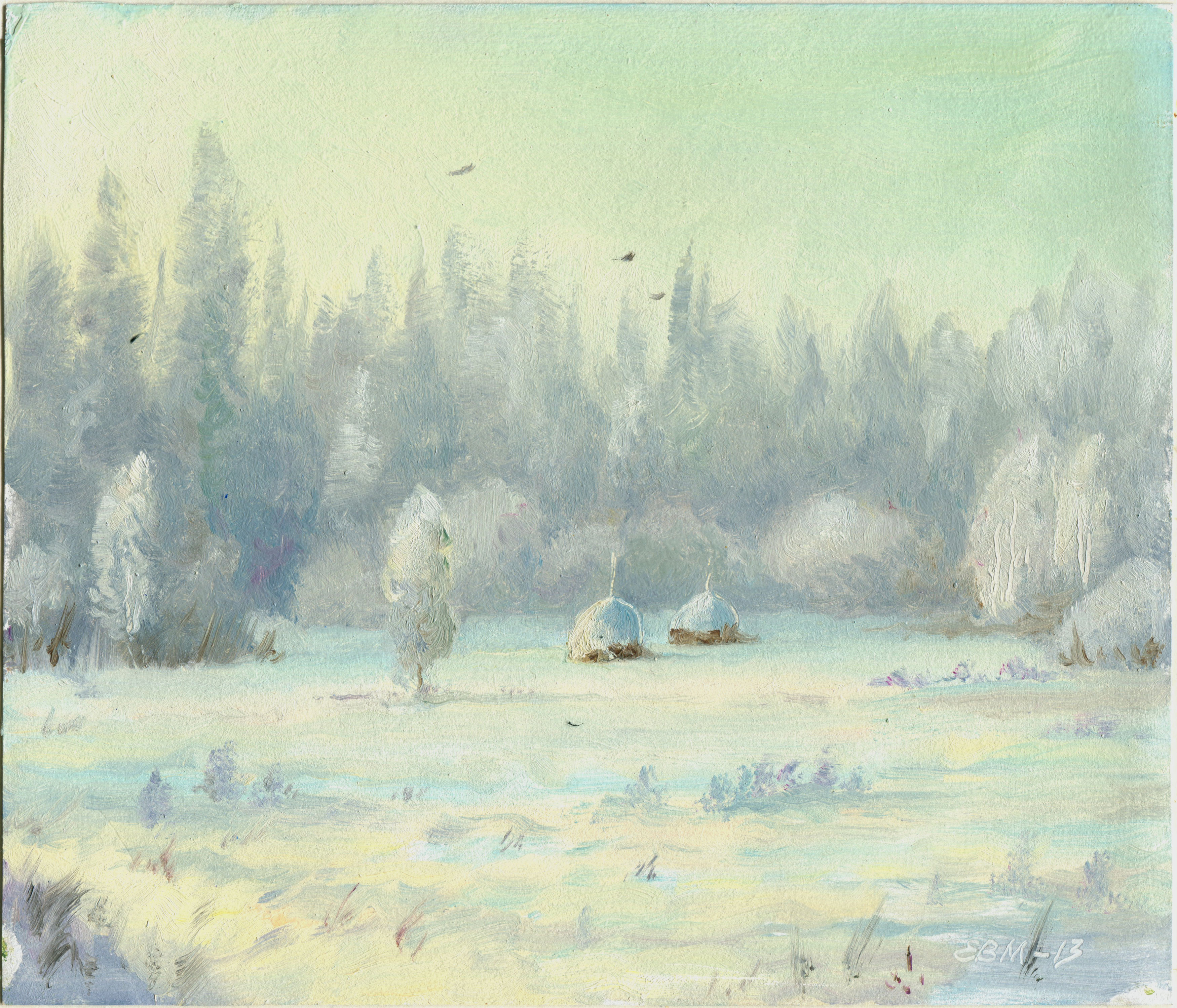 冬季冬季童话 - 1,  瓦倫丁·埃夫雷莫夫, 买画 油