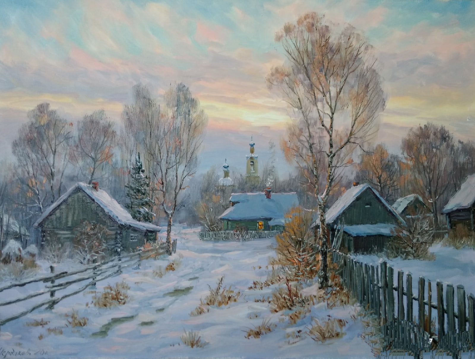 Winter Came - 1, Vyacheslav Cherdakov, 买画 油