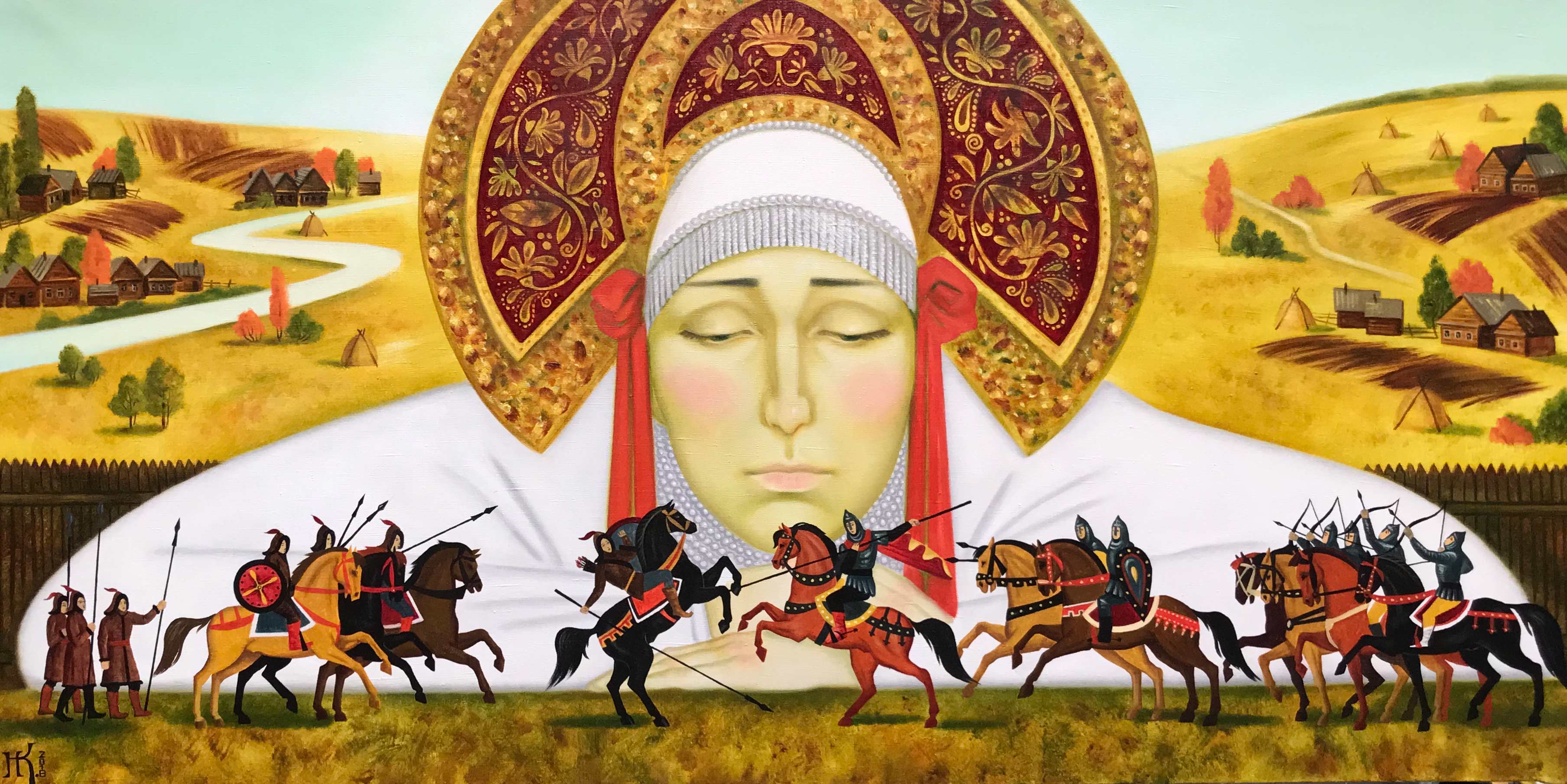 Ancient Russia - 1, Natalya Klimova, 买画 油