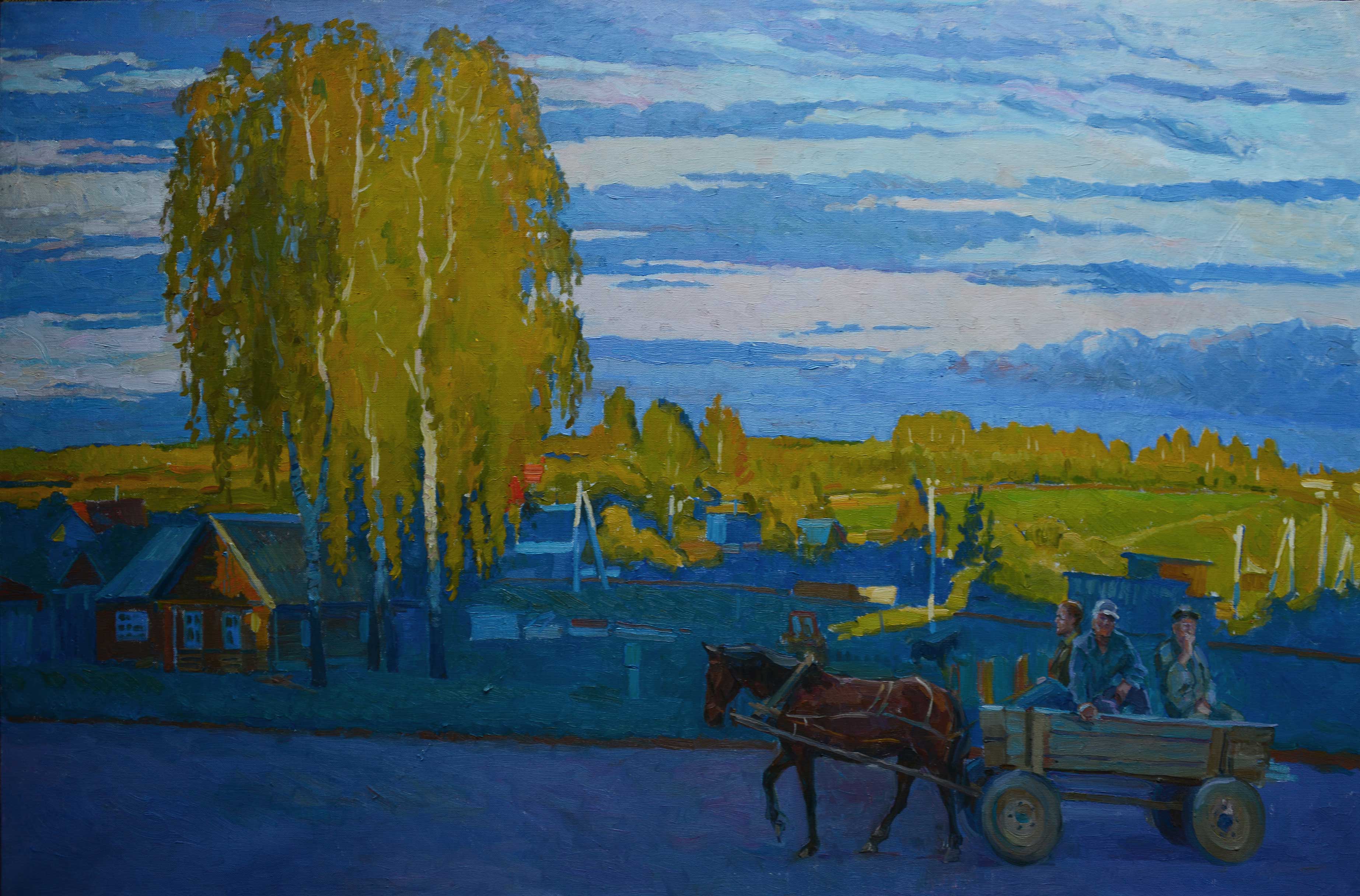 The End of the Working Day - 1, Anastasia Nesterova, 买画 油
