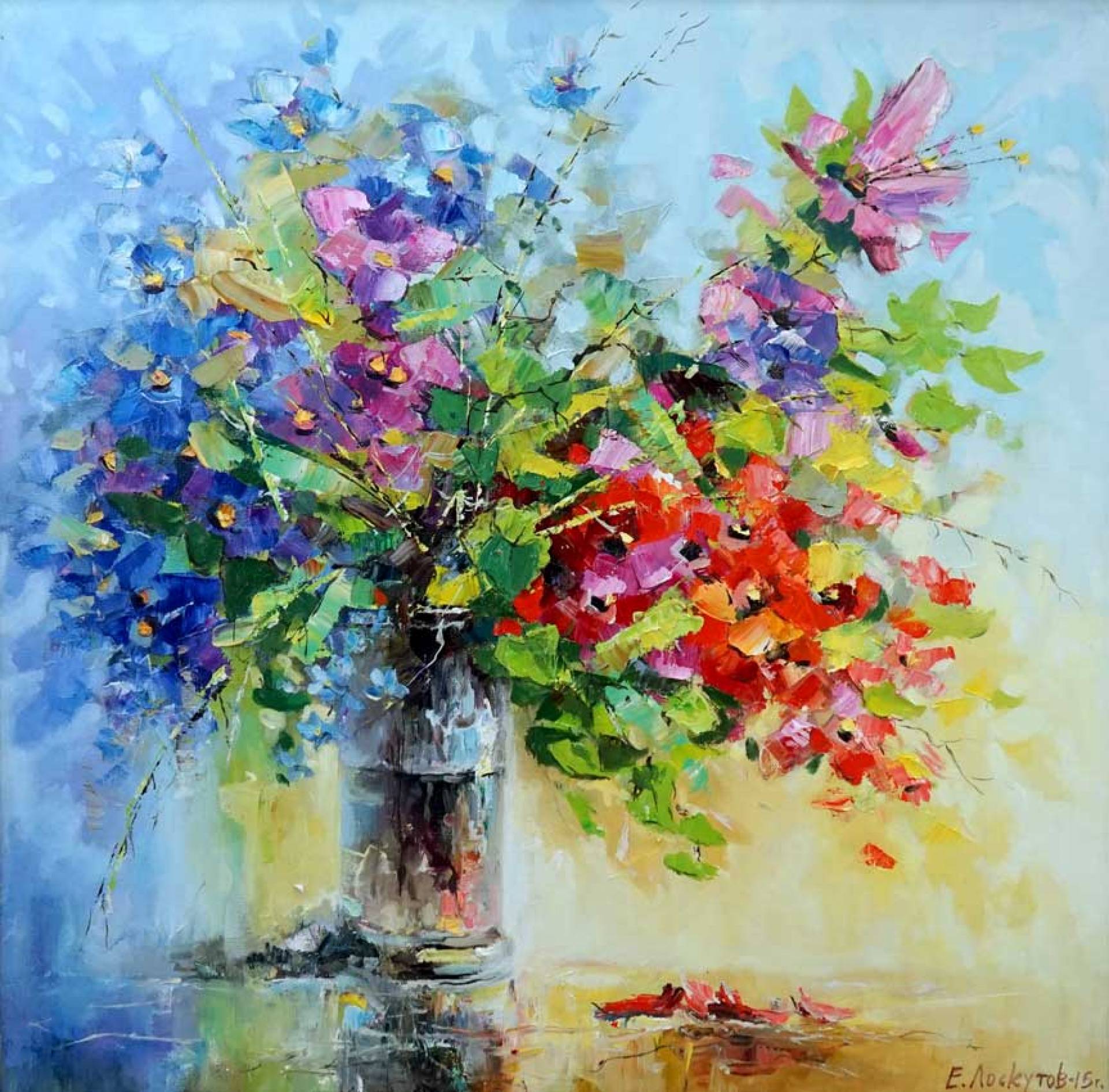 Blooming Serenade - 1, Evgeny Loskutov, 买画 油
