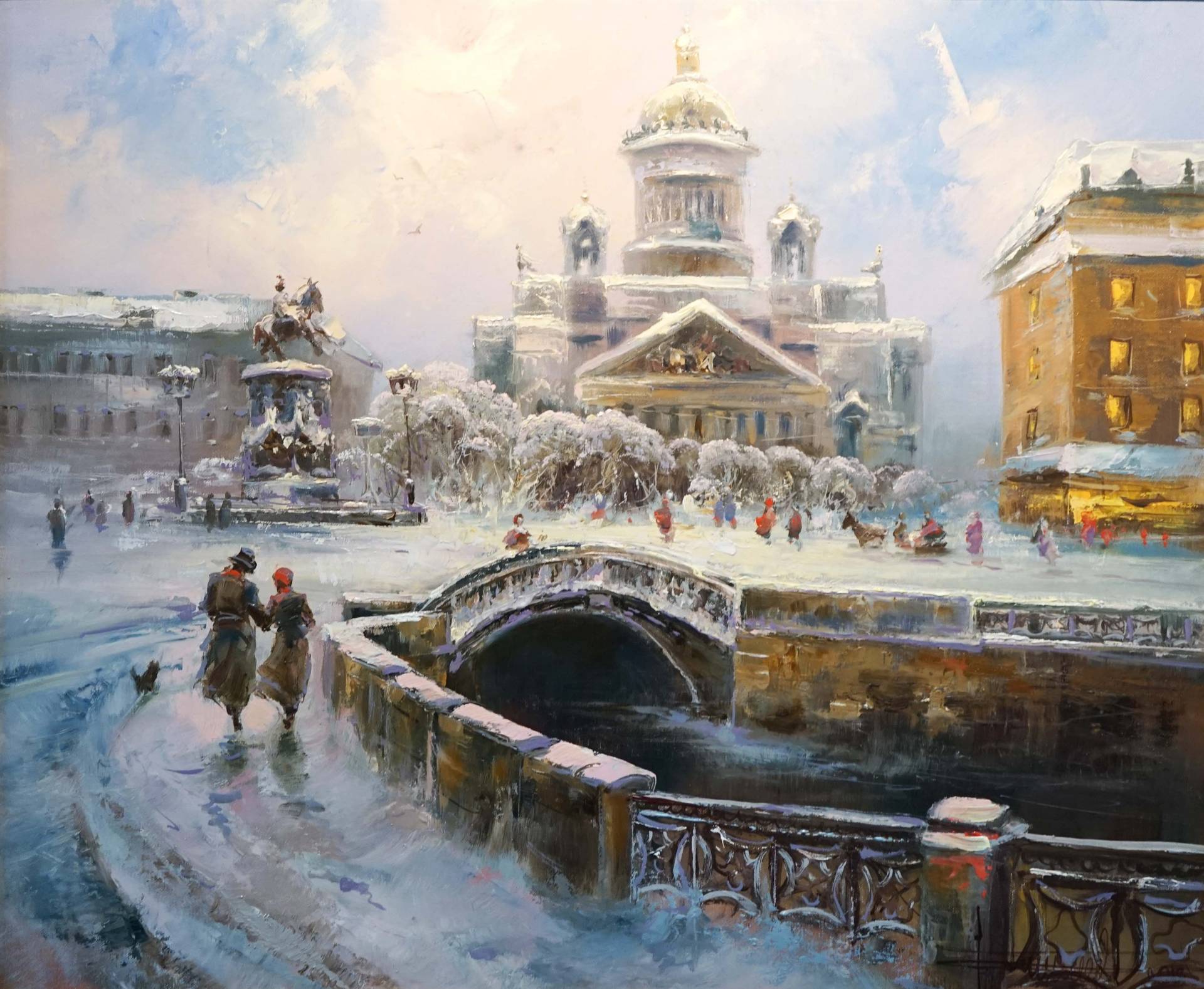 在圣艾萨克大教堂 - 1, Dmitry Balakhonov, 买画 油