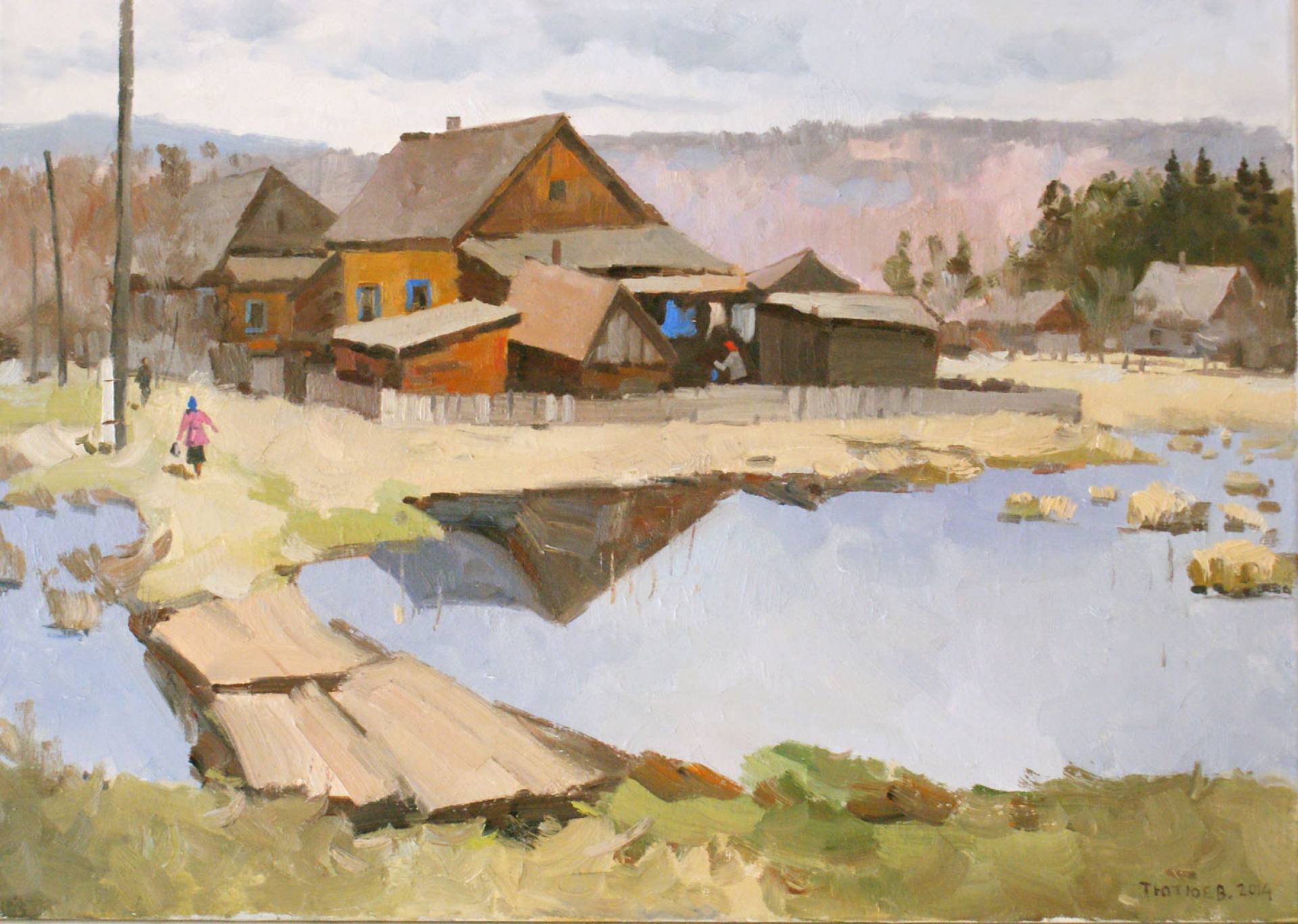 Spring - 1, Vladimir Tyutyuev, 买画 油