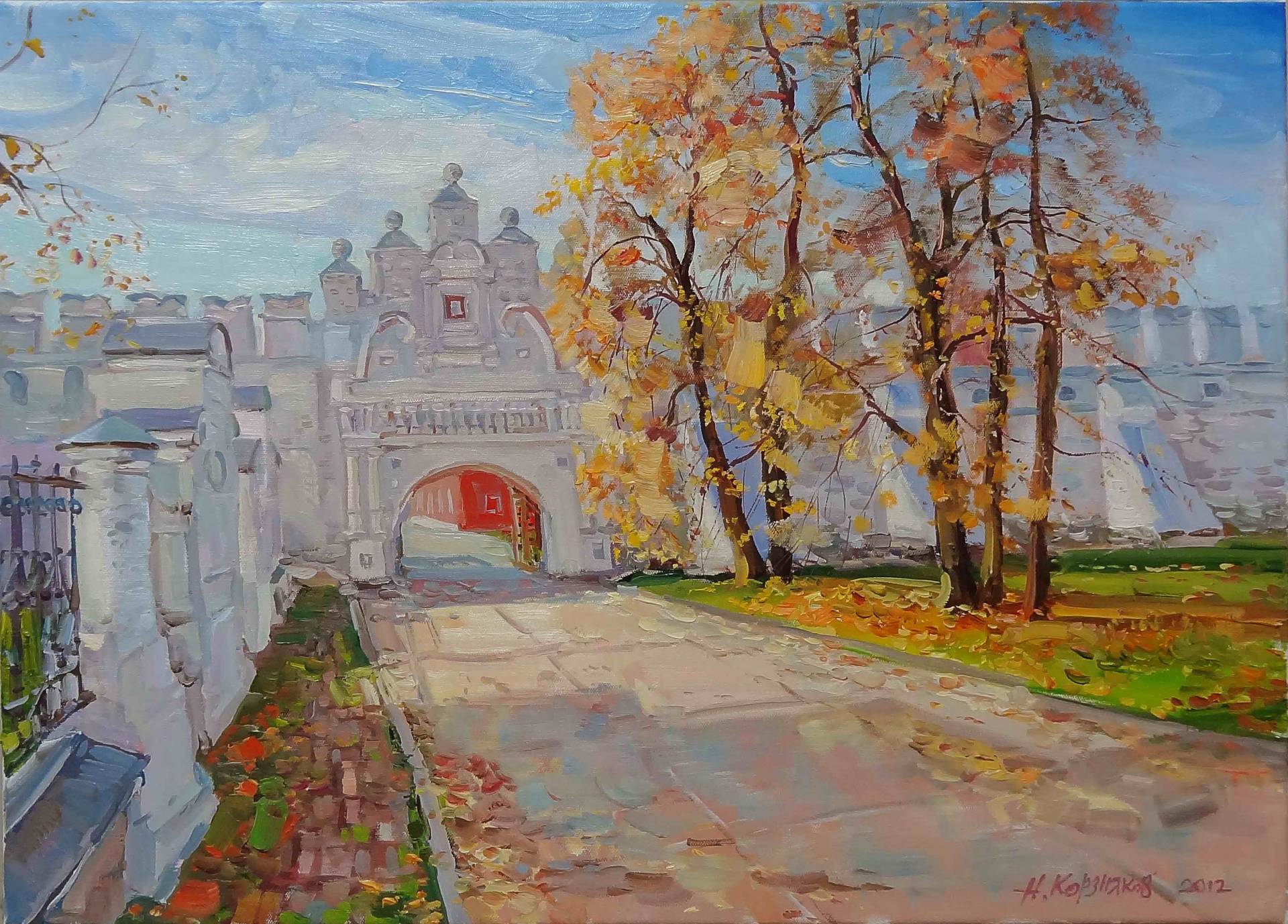 By Kremlin Entrance - 1, Nikolay Korznyakov, 买画 油