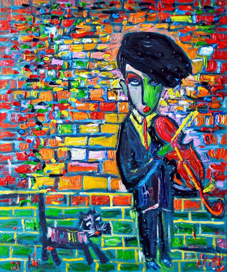 年轻的小提琴家 - 1, 安德烈Eletskiy , 买画 油