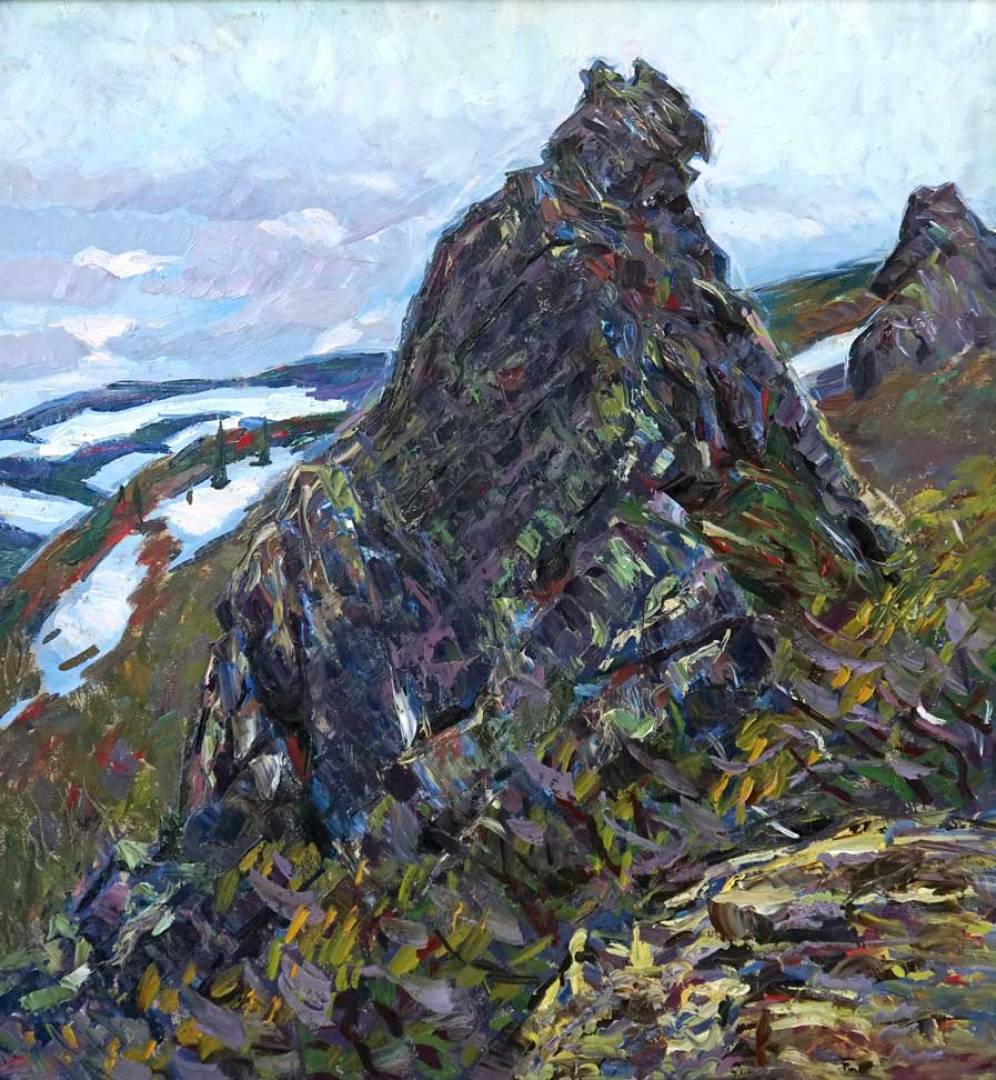 Polar Cliff - 1, Yuri Sidorovich, 买画 油