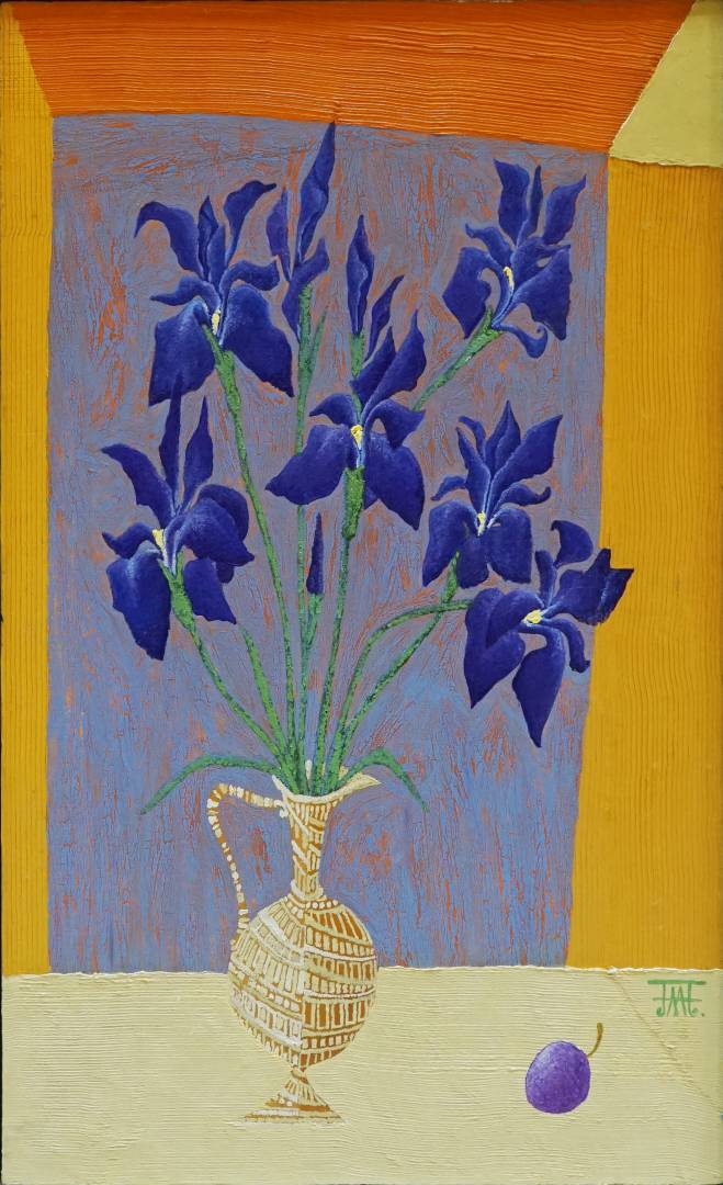 Irises - 1, Alla Lipatova, 买画 油