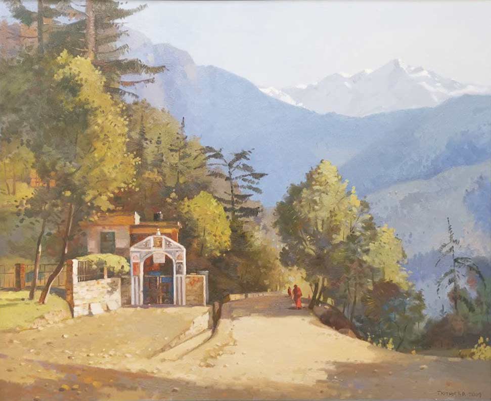 On the Visit to Dalai Lama - 1, Vladimir Tyutyuev, 买画 油