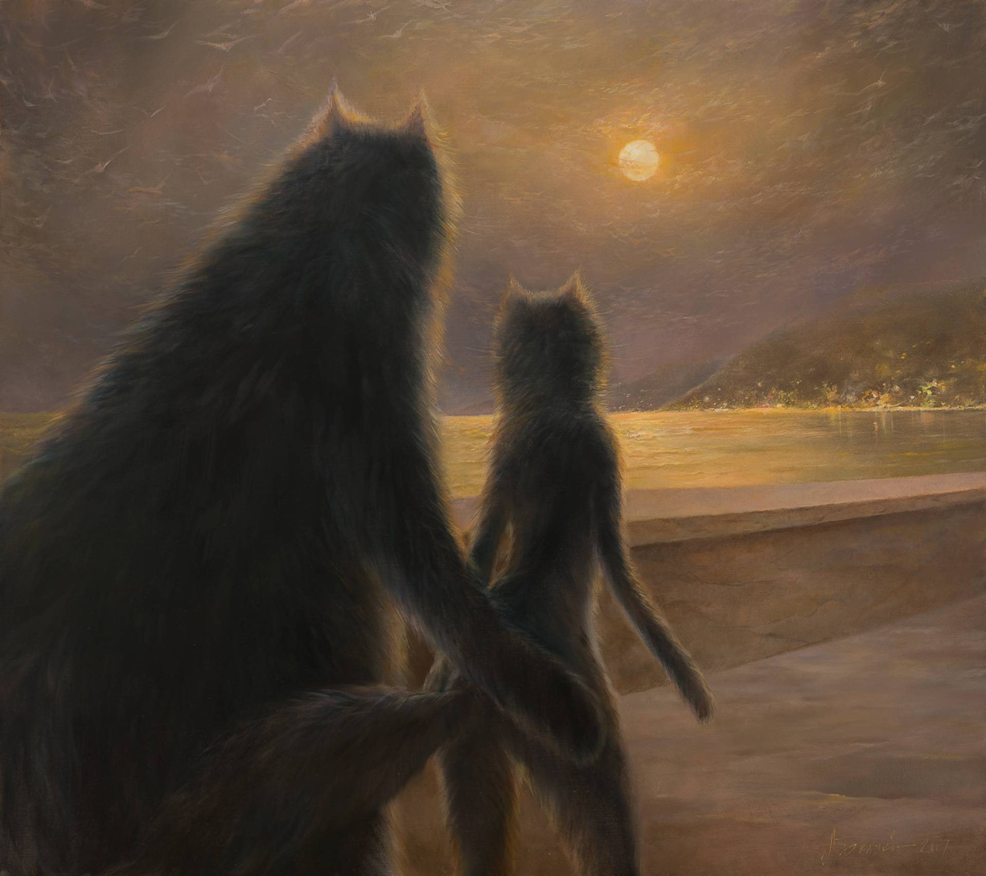 Promenade - 1, Alexander Belyaev, 买画 油