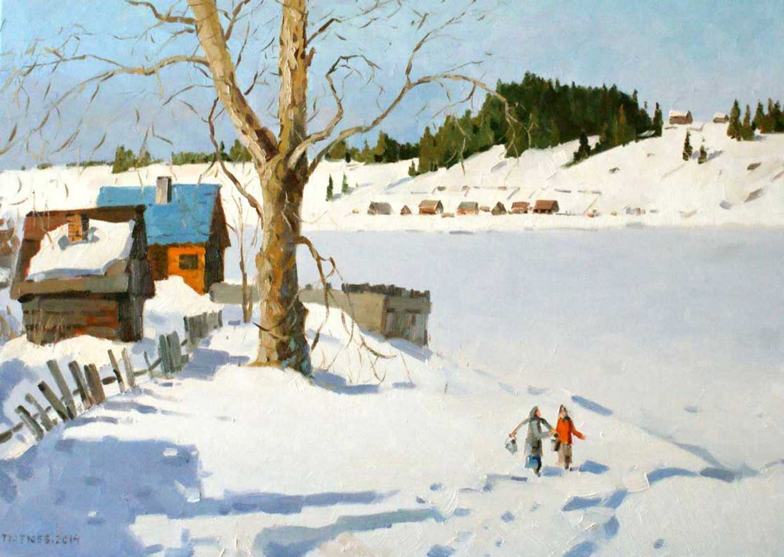 Neighbours - 1, Vladimir Tyutyuev, 买画 油