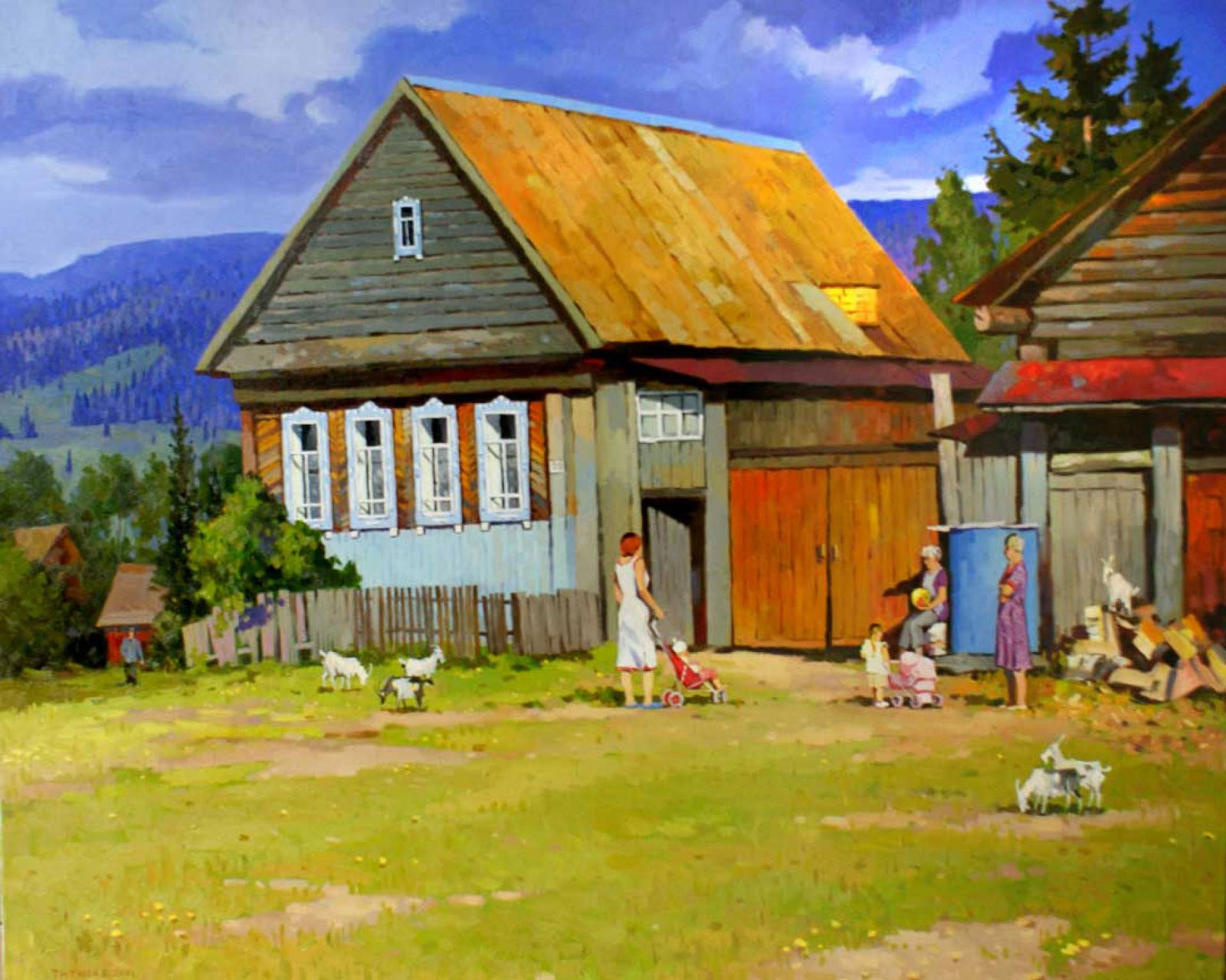 Family - 1, Vladimir Tyutyuev, 买画 油