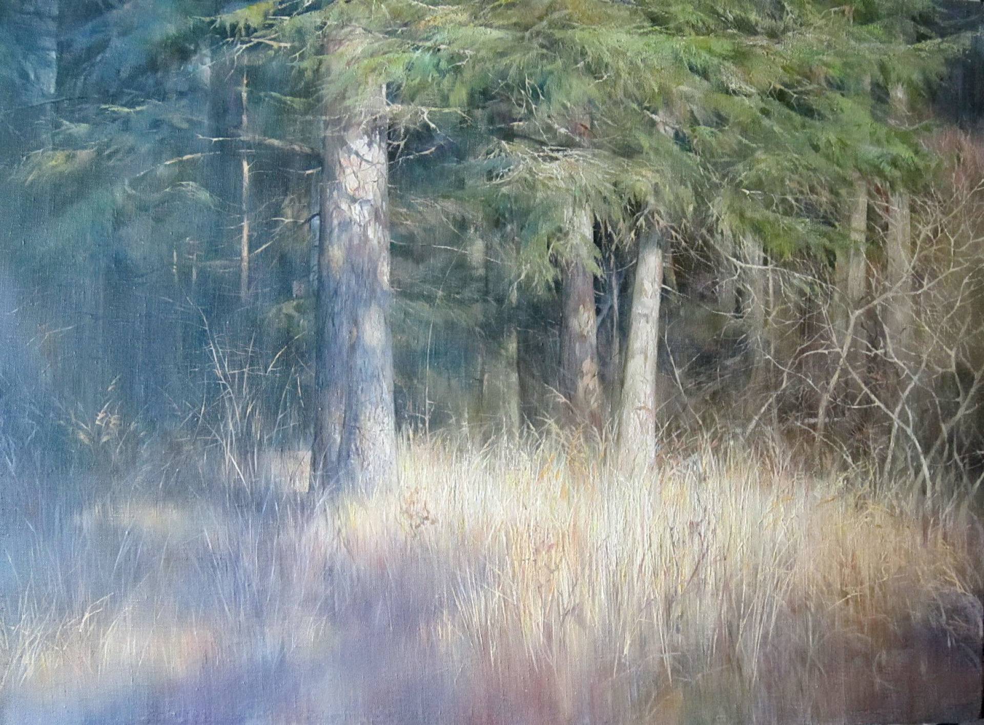 Taiga Motive - 1, Alexander Belyaev, 买画 油