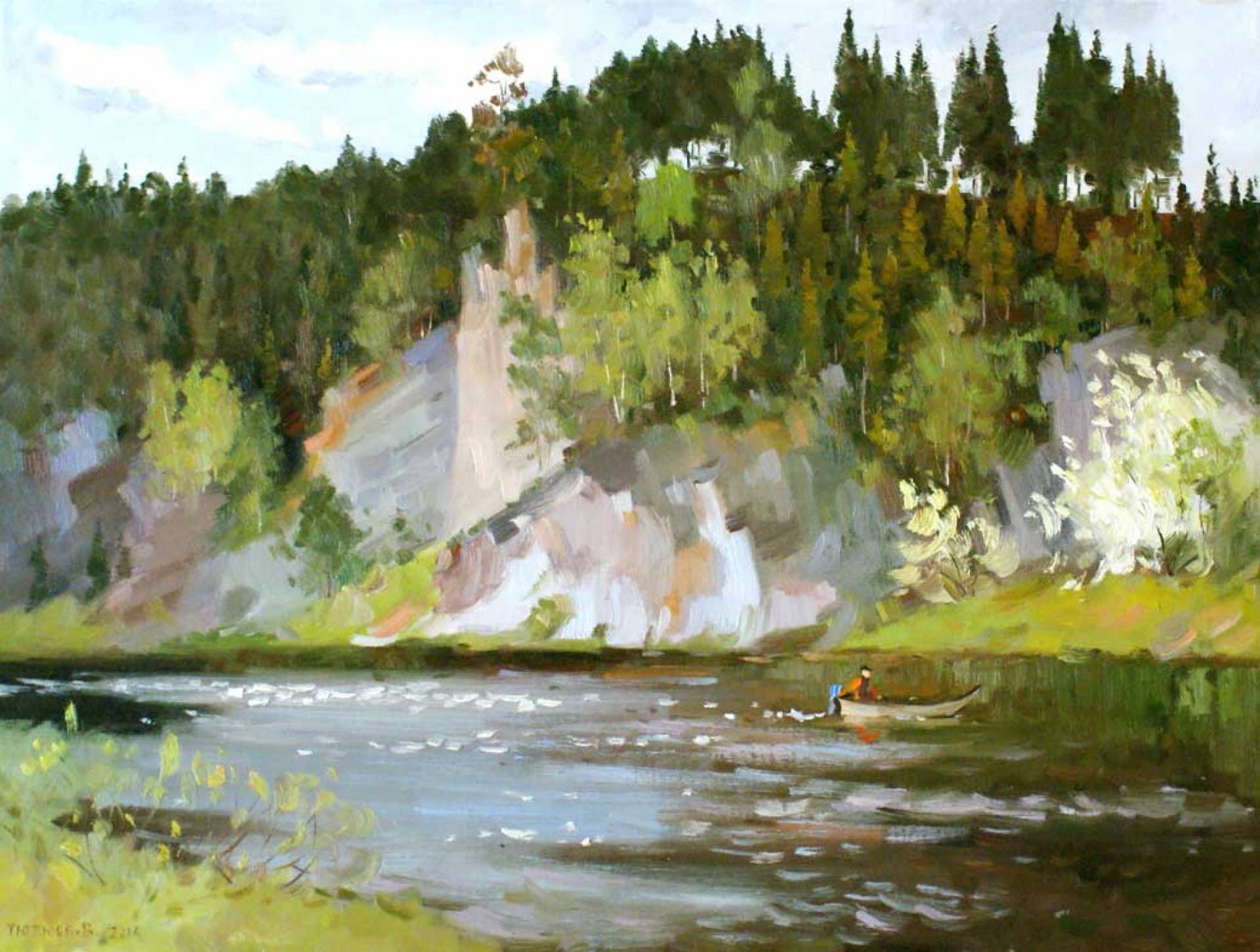 Blooming Brush - 1, Vladimir Tyutyuev, 买画 油