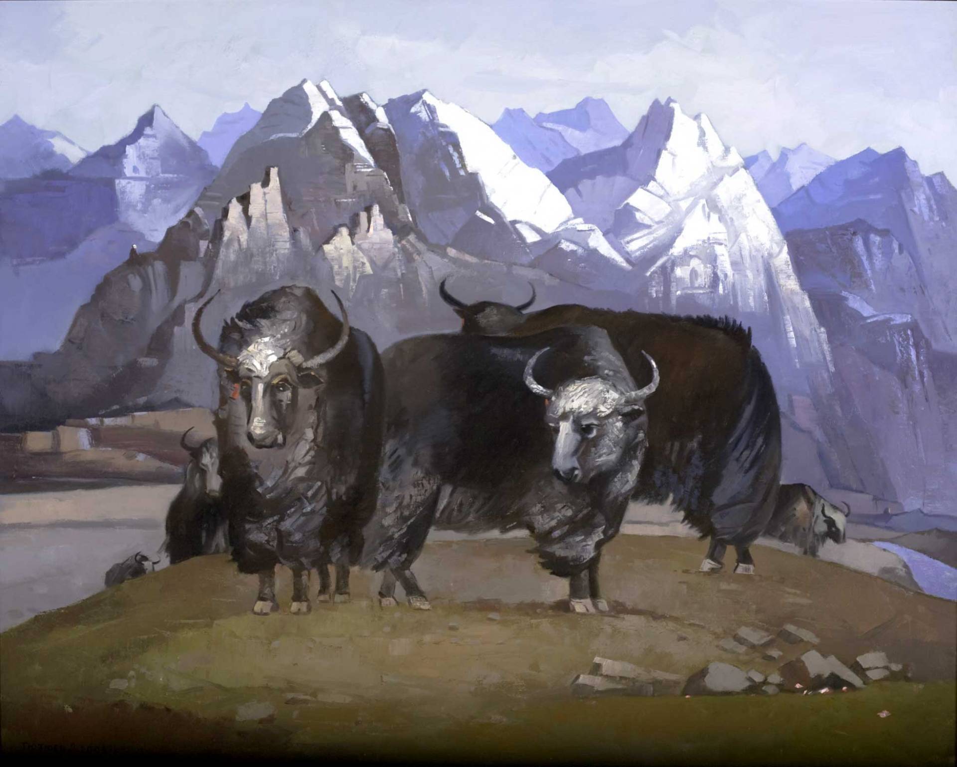 Yaks - 1, Vladimir Tyutyuev, 买画 油