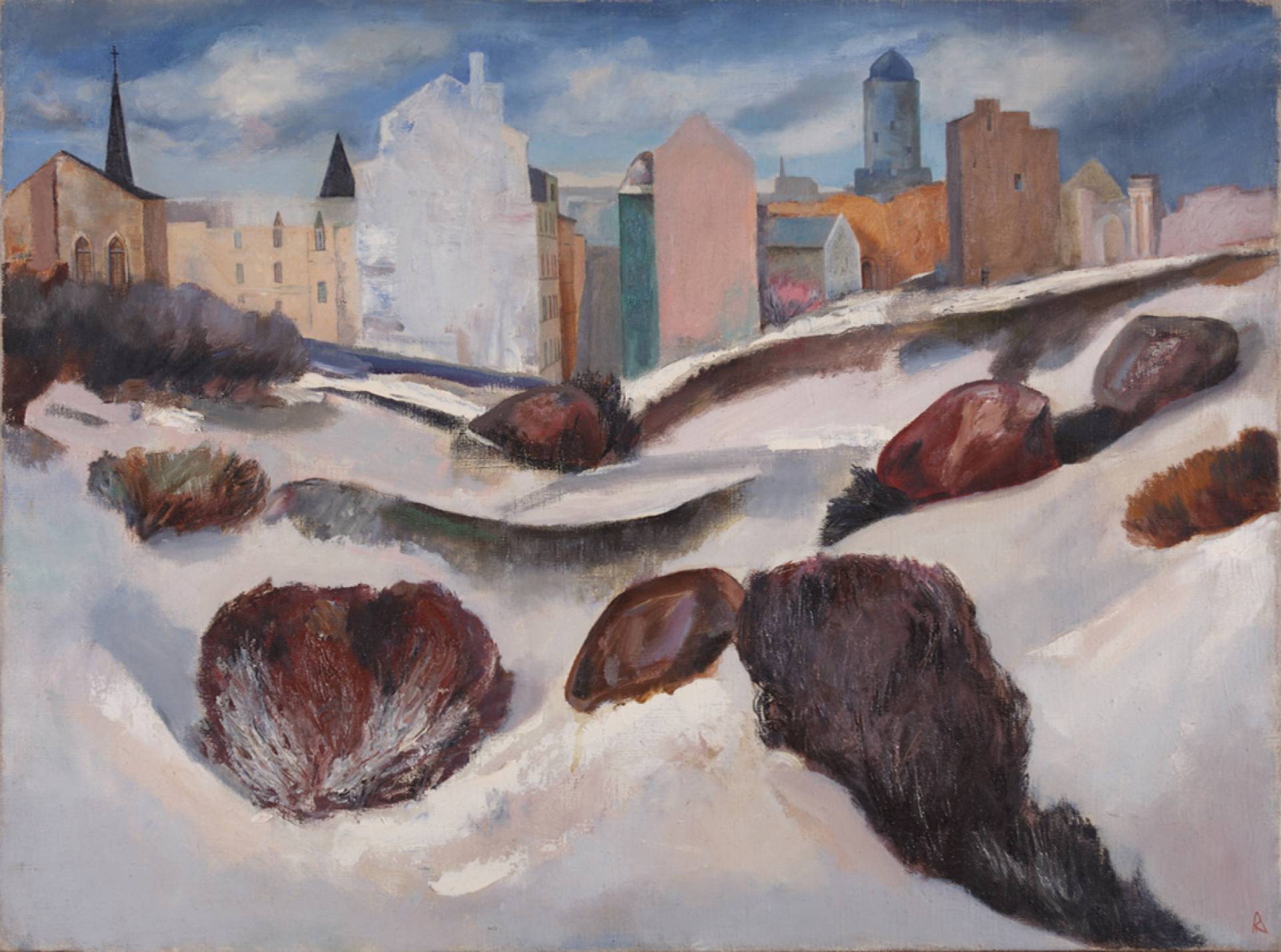 鬼城 - 1, Kirill Leshchinsky, 买画 油