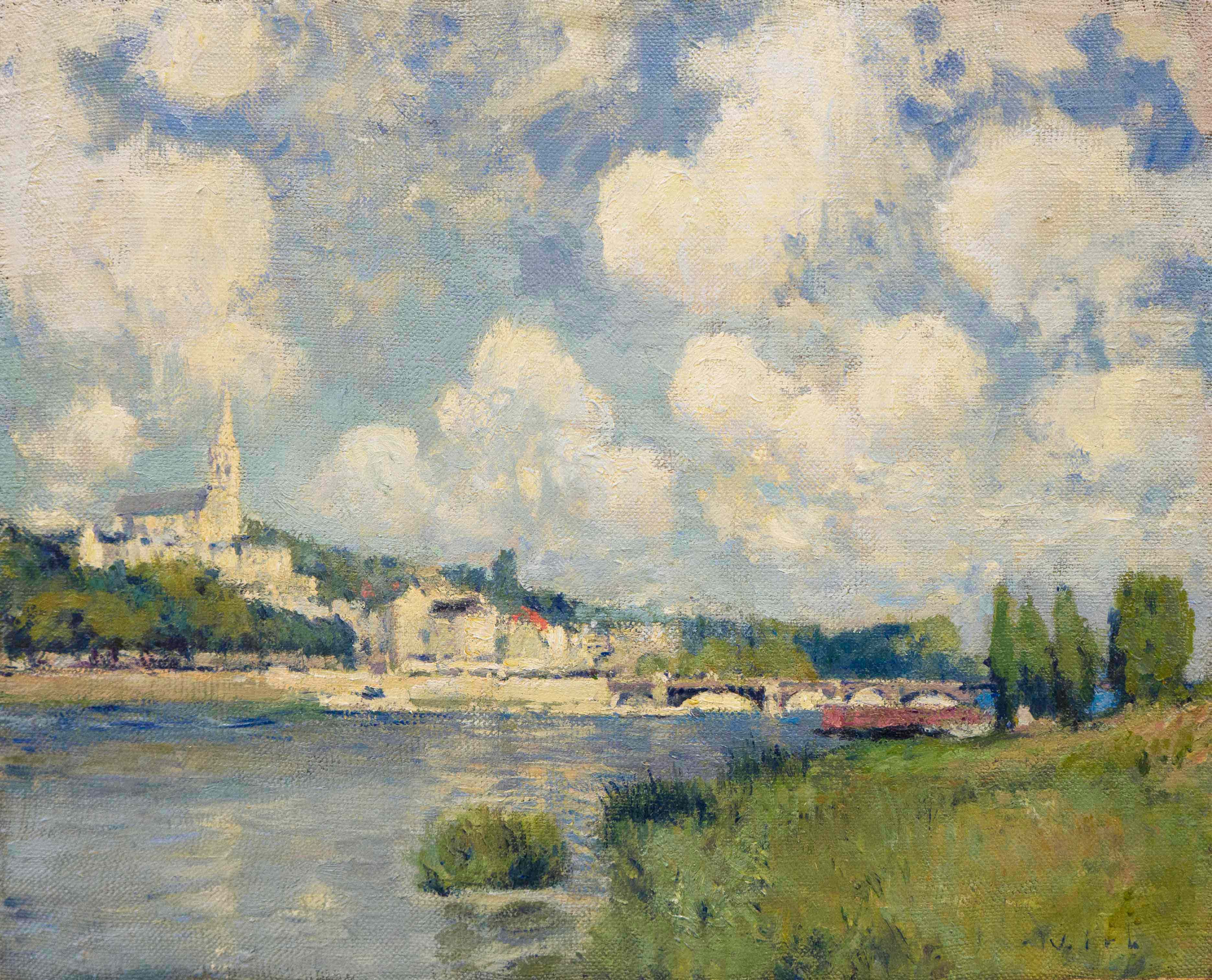 The River at Saint Cloud - 1, Vladimir Kirillov, 买画 油