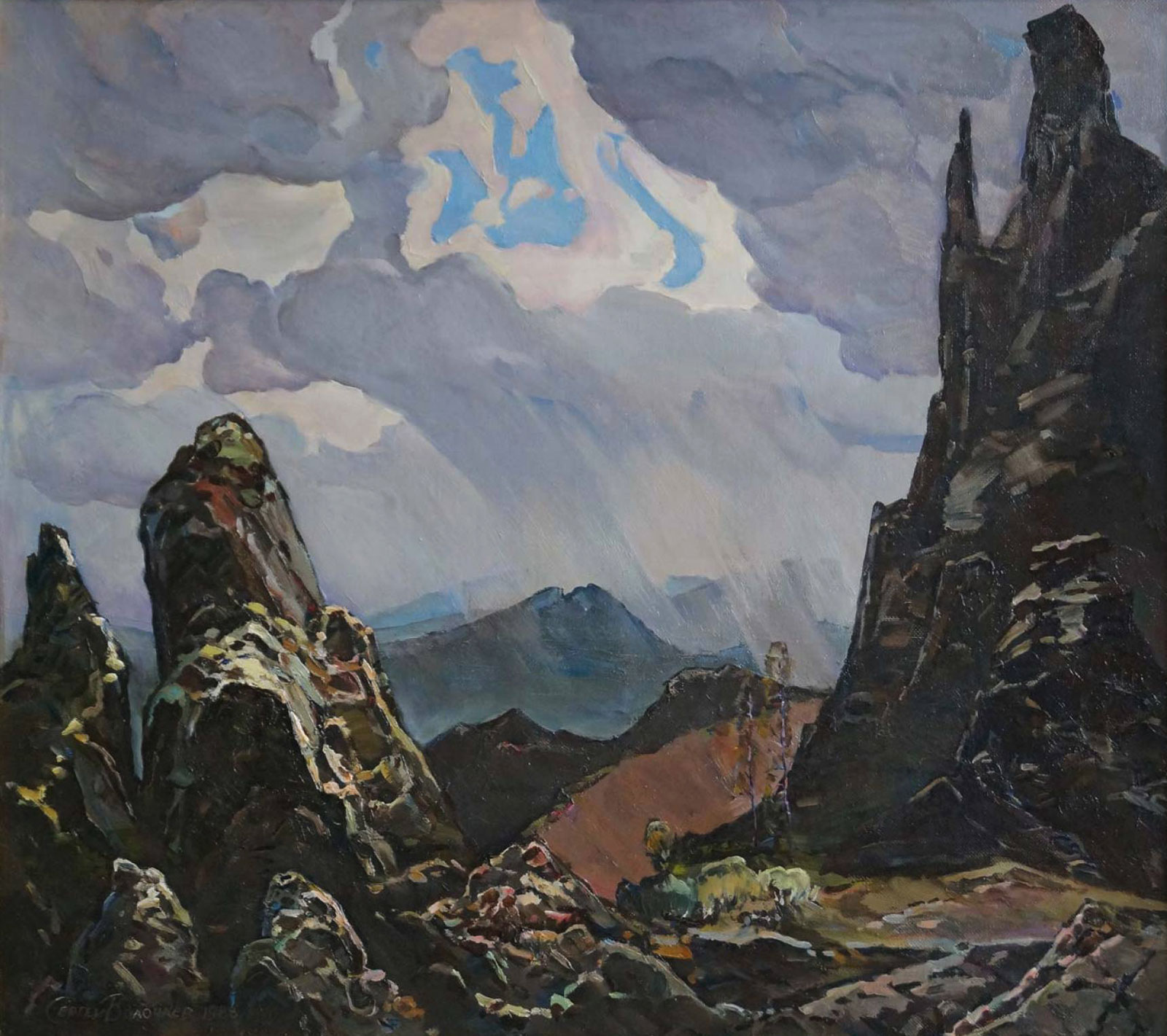 Northern Ural - 1, Sergei Volochaev, 买画 油