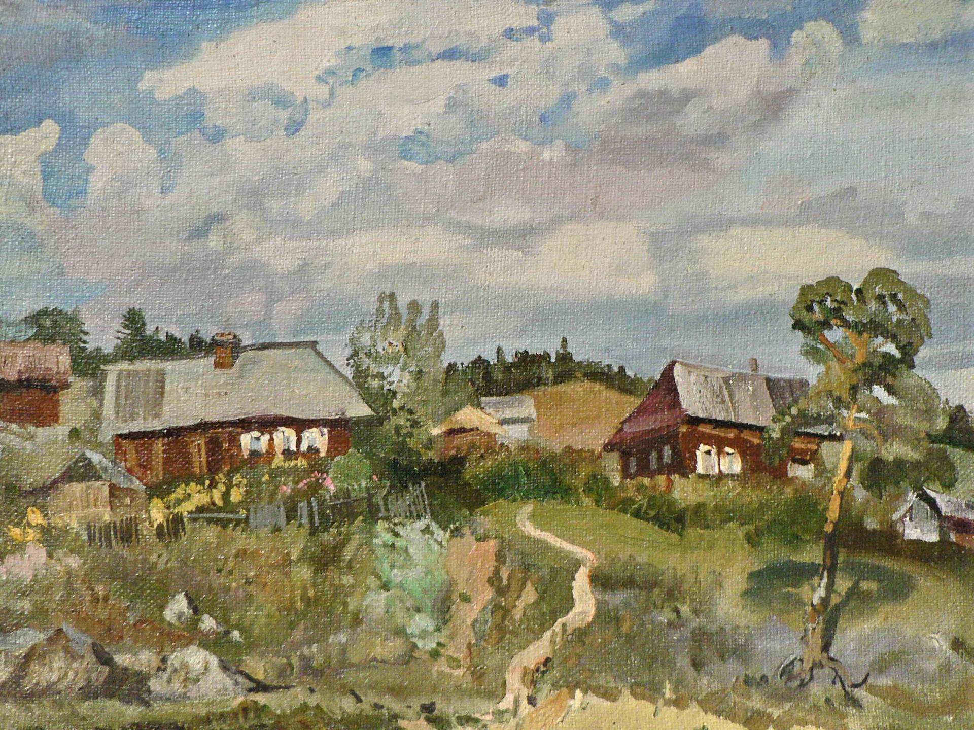 Kyn Village - 1, Nikolay Korznyakov, 买画 油