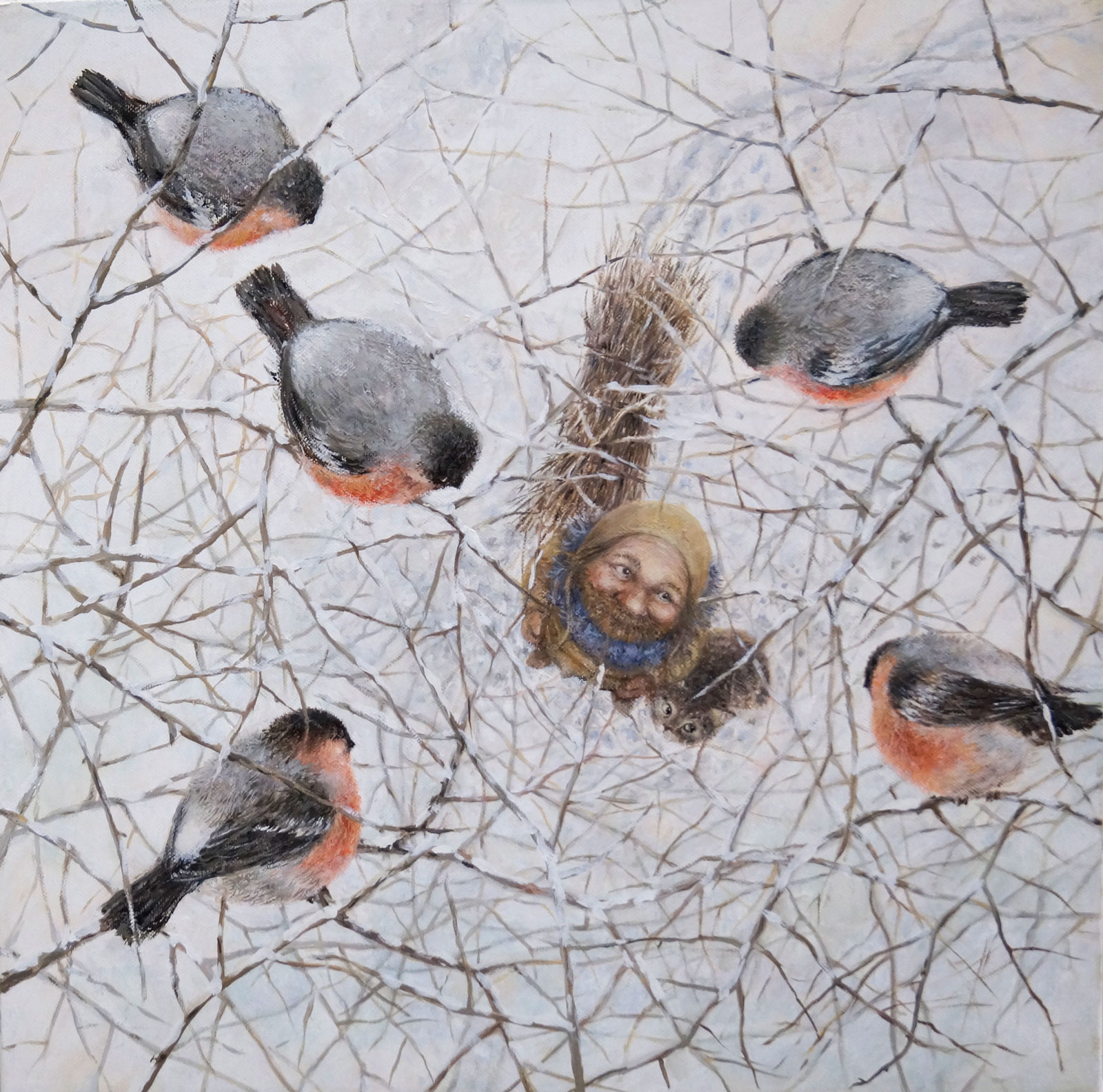 Snowbirds - 1, Natalya Govorukhina, 买画 油