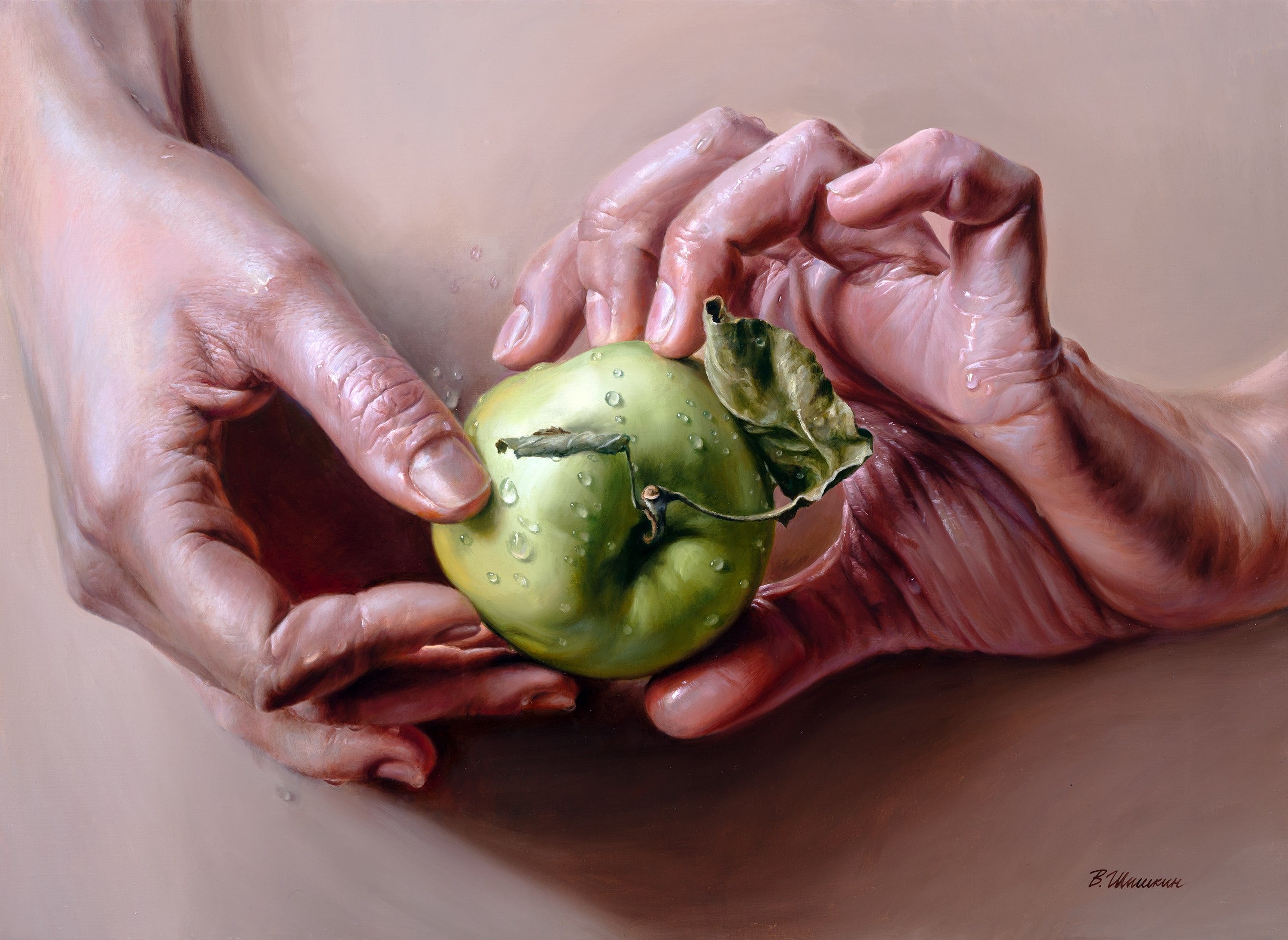 The apple of Paradise - 1, Valery Shishkin, 买画 油