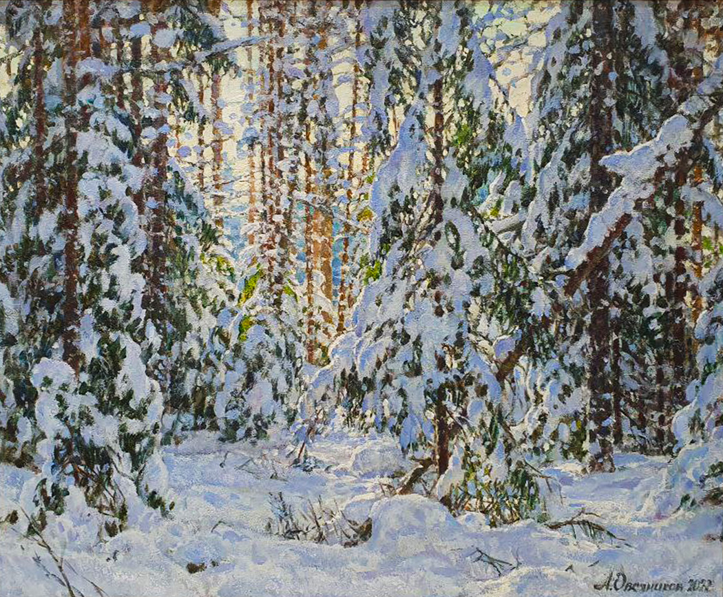 In the winter forest - 1, Anton Ovsianikov, 买画 油