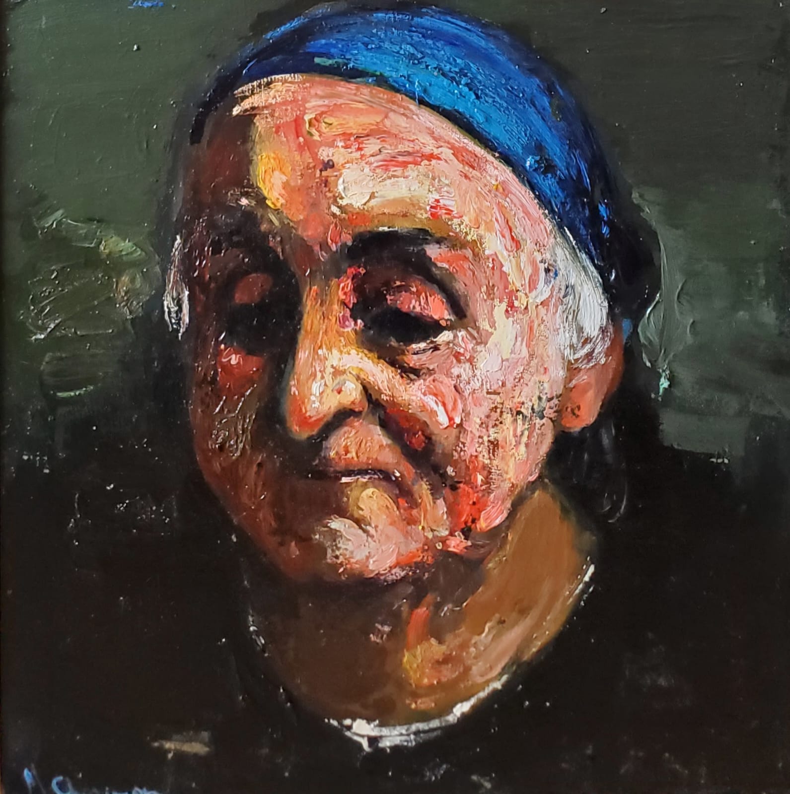 Portrait of an Elderly Woman - 1, Mher Chatinyan, 买画 油