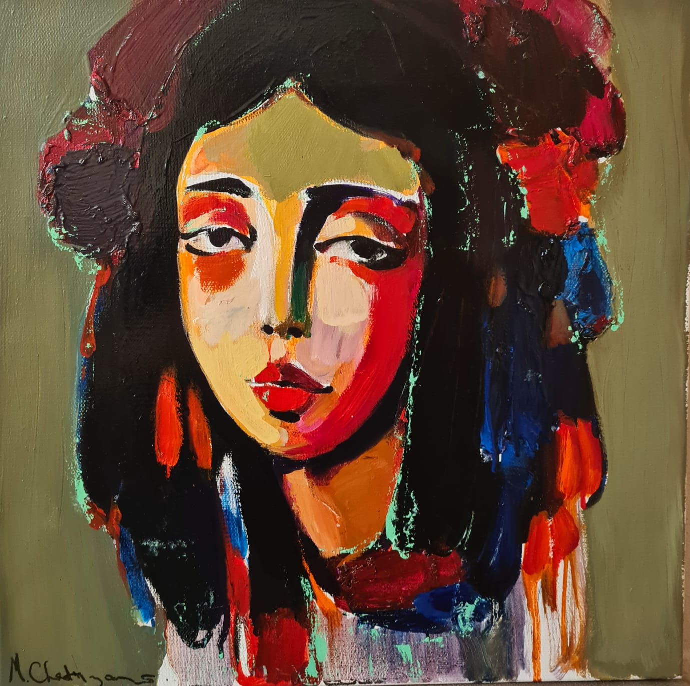 Female Portrait - 1, Mher Chatinyan, 买画 油