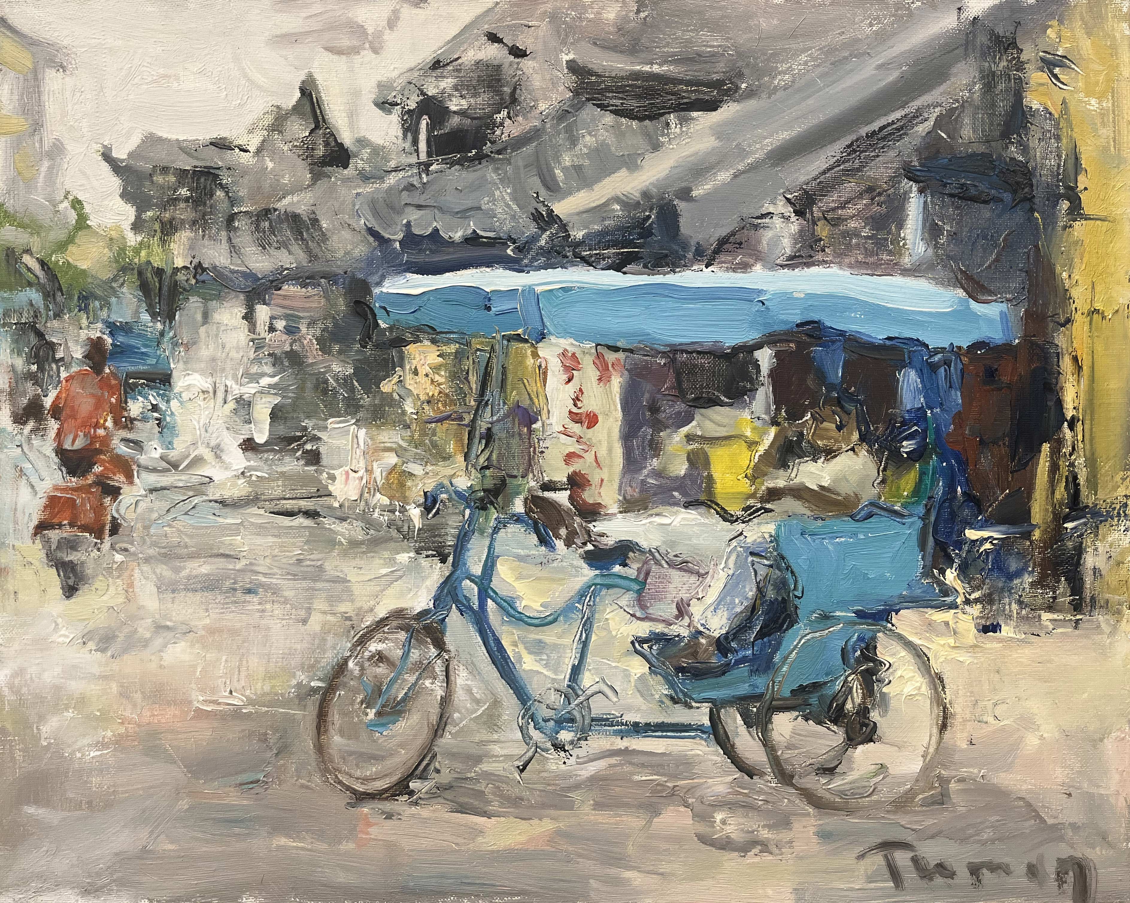 Pedicab - 1, 雾Zhumabaev, 买画 油