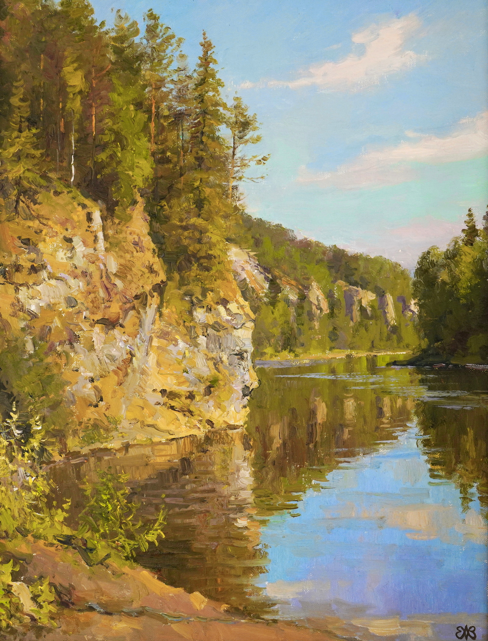 The Chusovaya River - 1, 阿列克谢*埃夫雷莫夫, 买画 油