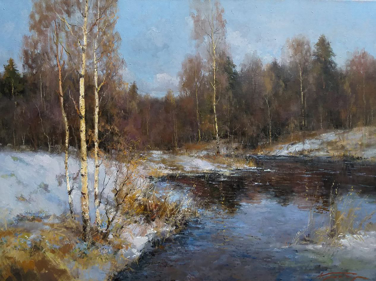 The river - 1, Alexander Kremer, 买画 油