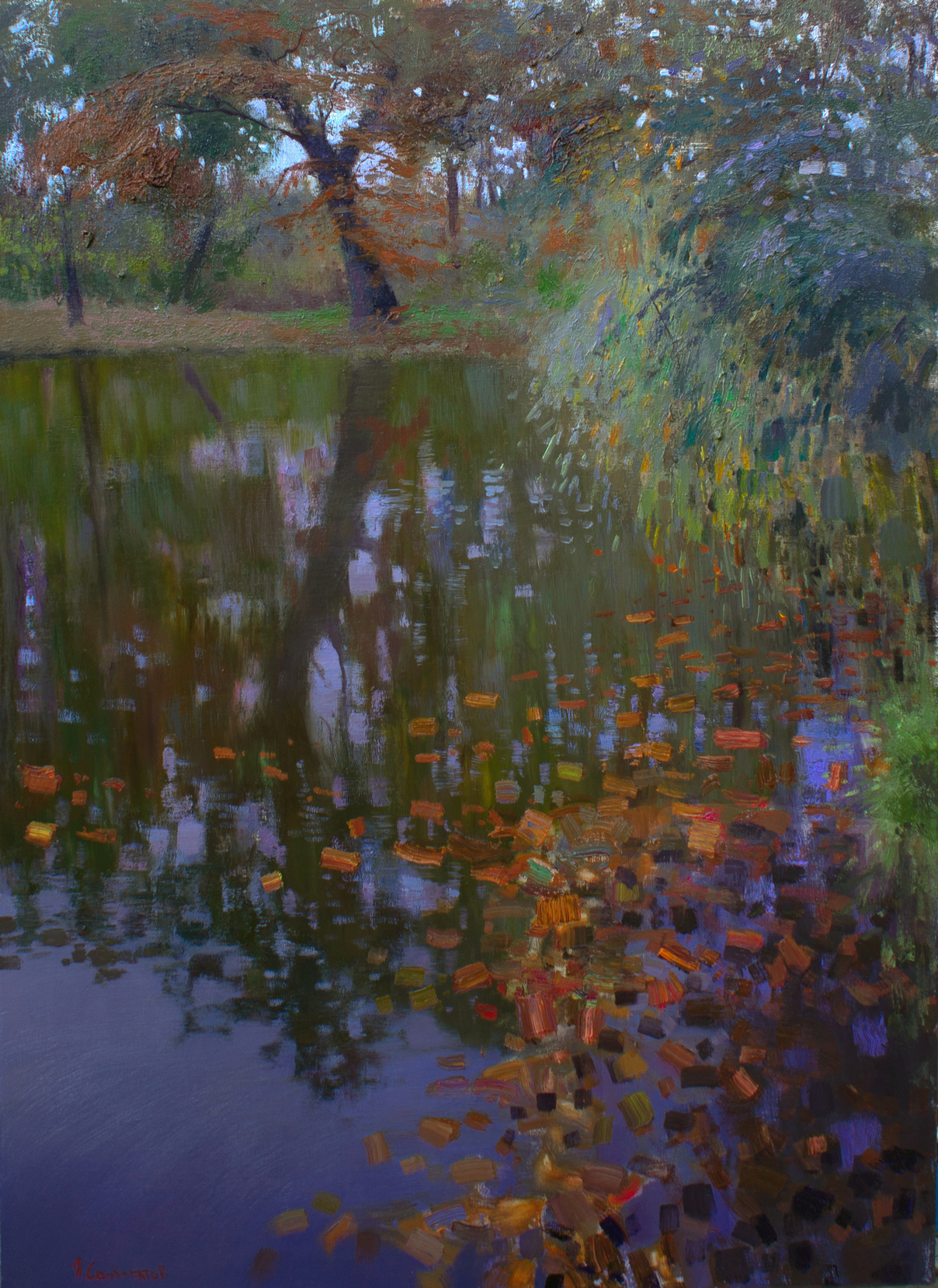 October. Colors of autumn - 1, Ivan Skorobogatov, 买画 油