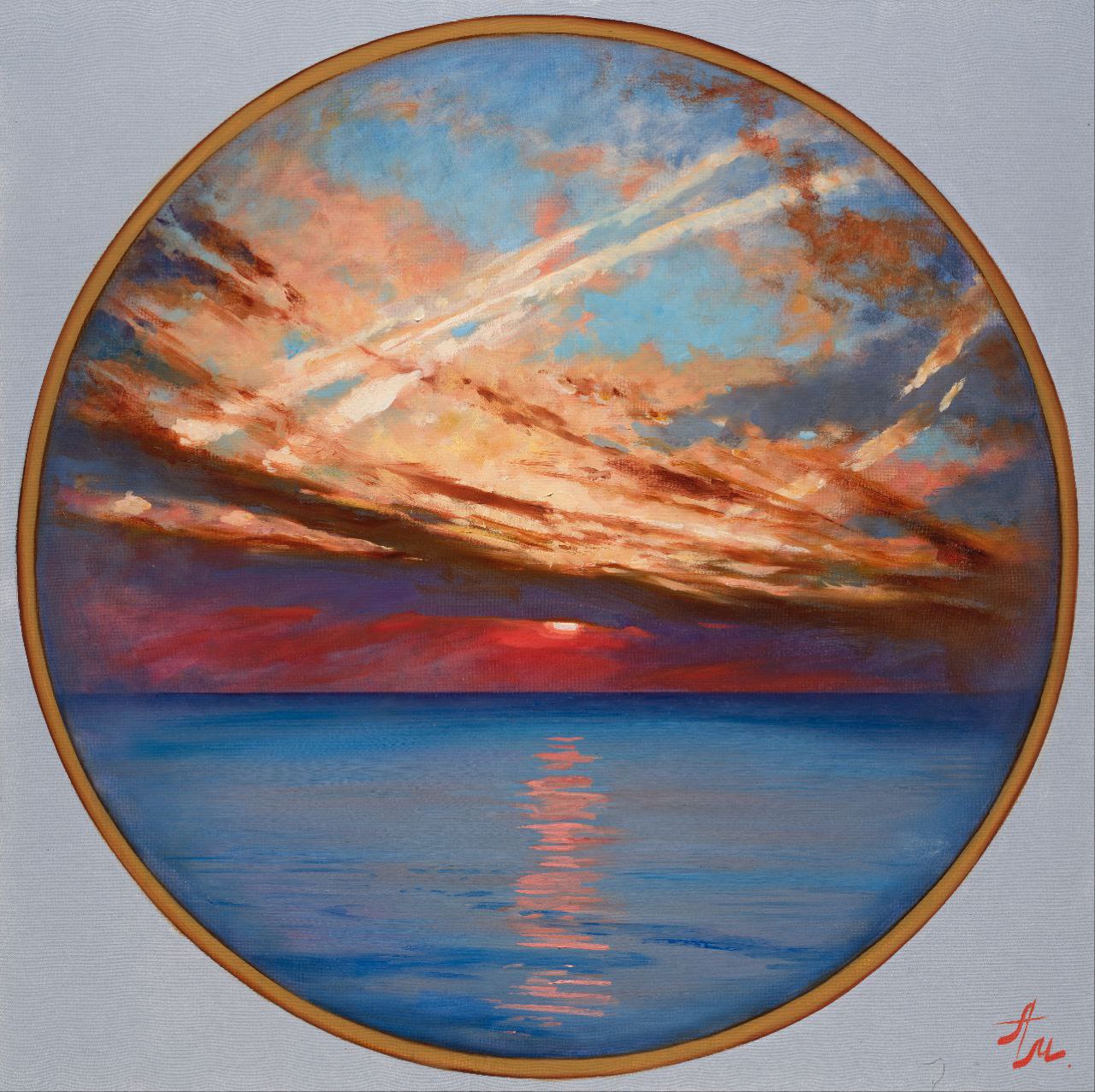 Red Sunset - 1, Anton Melentyev, 买画 油