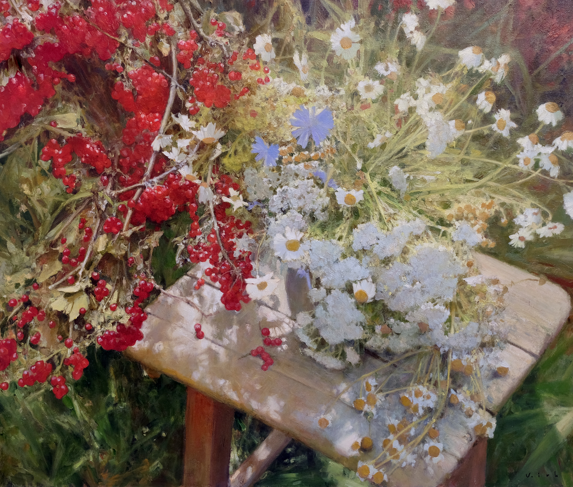 By the currant bush - 1, Vladimir Kirillov, 买画 油